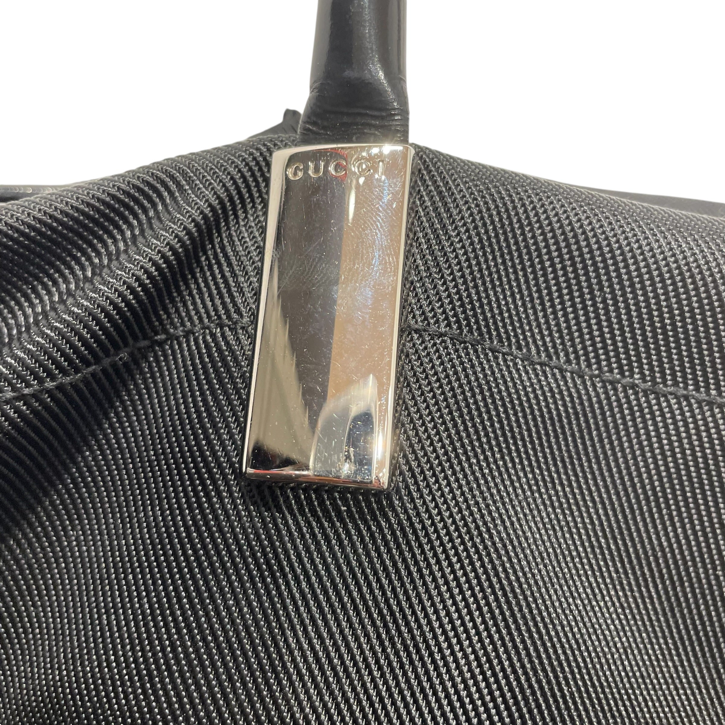 GUCCI/Tote Bag/Cotton/BLK/TOTE view 5