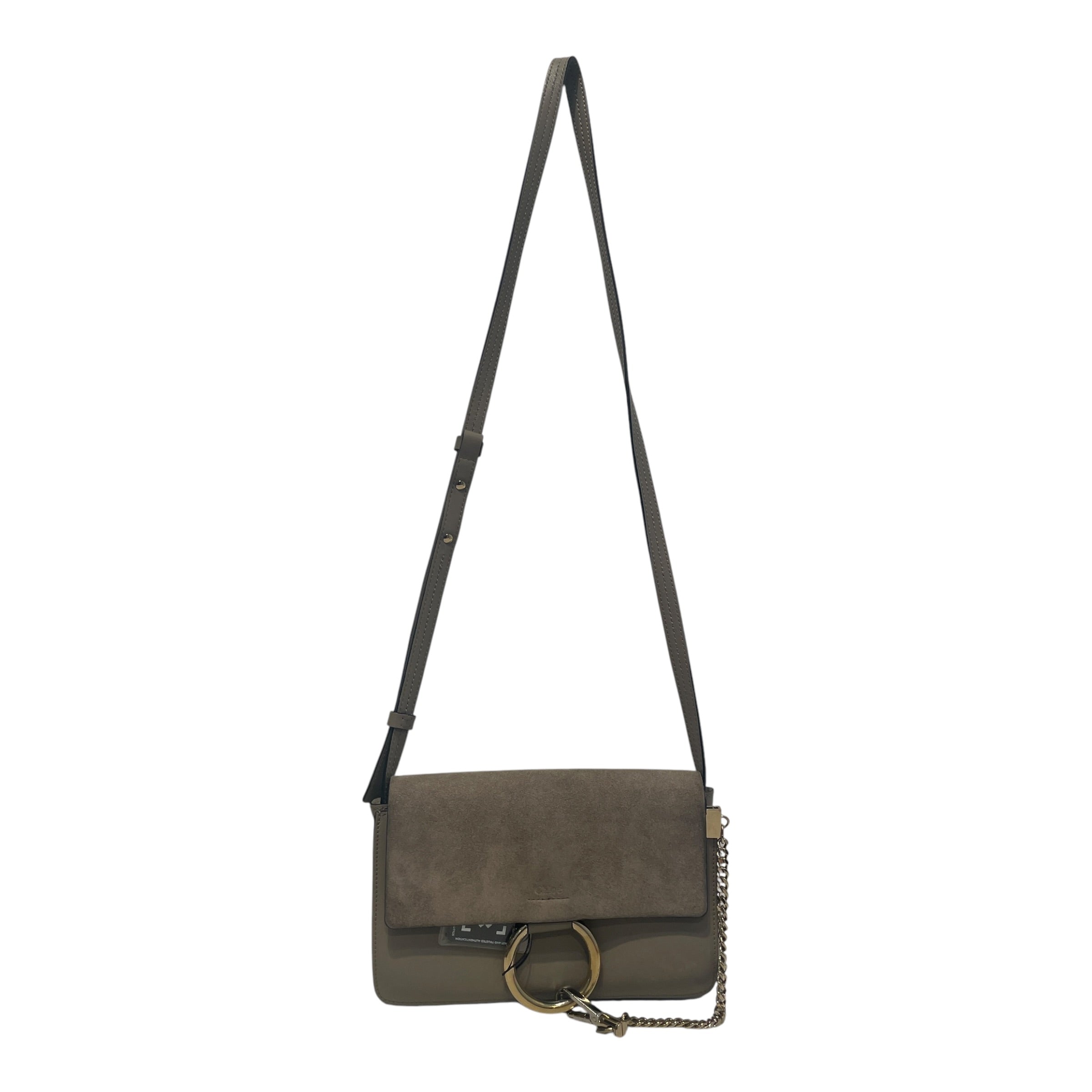 Chloe/Cross Body Bag/Leather/GRY/Faye Mini Leather/Suede Bag view 1