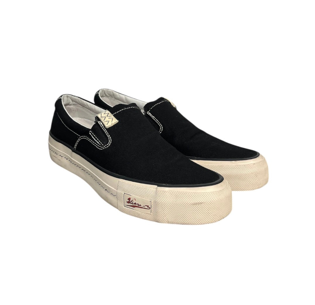 visvim/Low-Sneakers/US 8.5/BLK/SKAGWAY SLIPON view 1