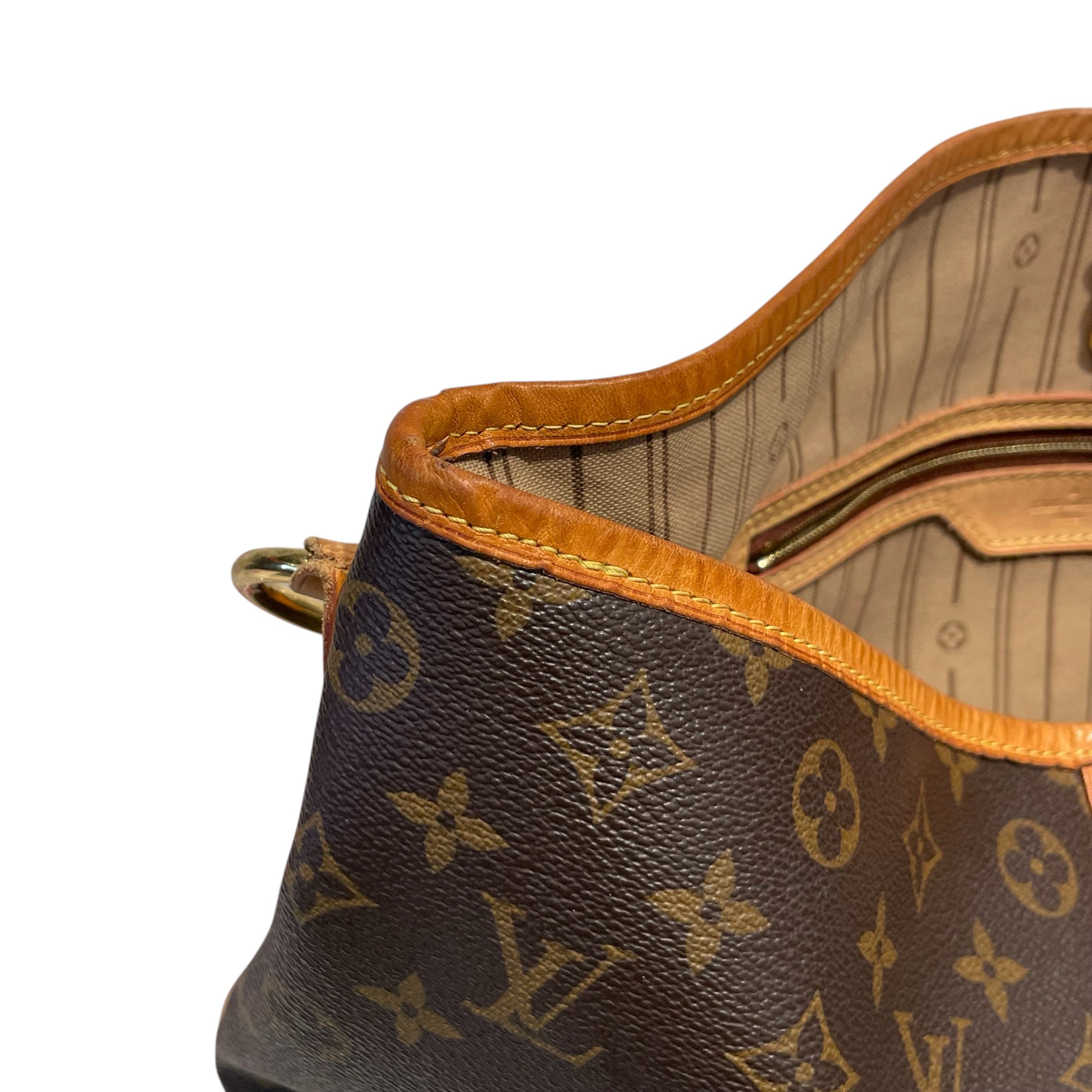 LOUIS VUITTON/Tote Bag/Leather/BRW/Delightful MM view 10