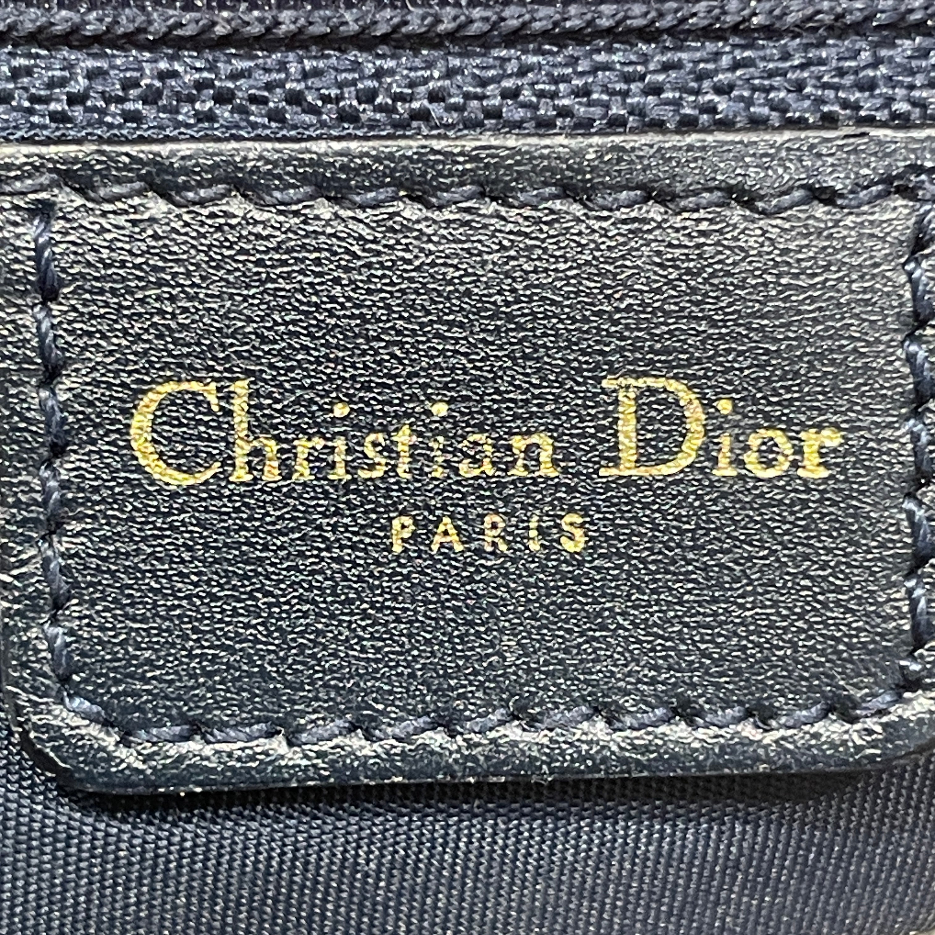 Christian Dior/Hand Bag/Monogram/NVY/saddle view 5