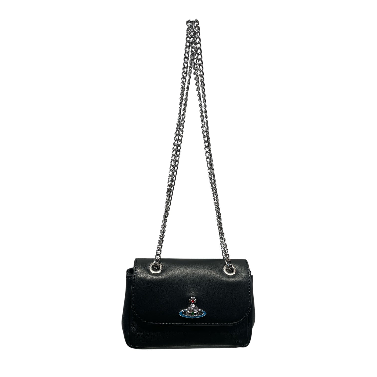 Vivienne Westwood/Pouch/Leather/BLK/VIVIENNE WESTWOOD SMALL PURSE view 1