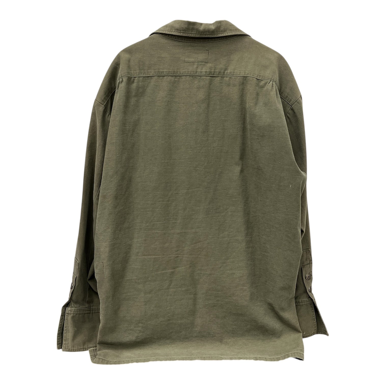 GREG LAUREN/LS Shirt/5/Cotton/KHK/Ripped Button Up Jacket view 2