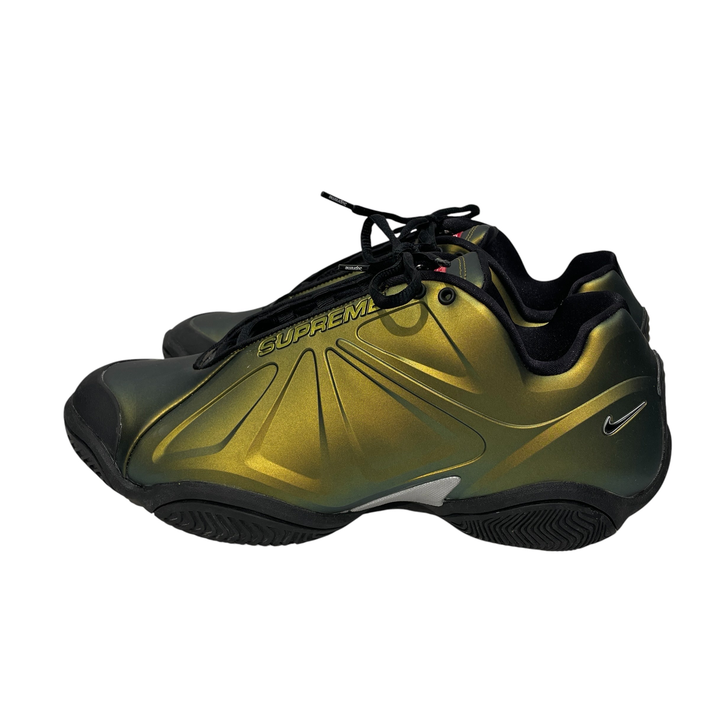 Supreme/NIKE/Low-Sneakers/US 11/Border/Nylon/GRN/AIR ZOOM COURTPOSITE/SUPREME view 2