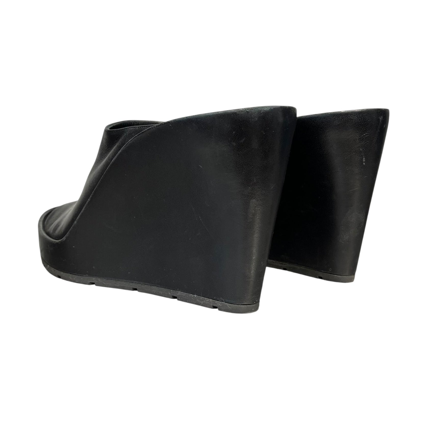 BALENCIAGA/Heels/EU 40.5/Leather/BLK/ view 2
