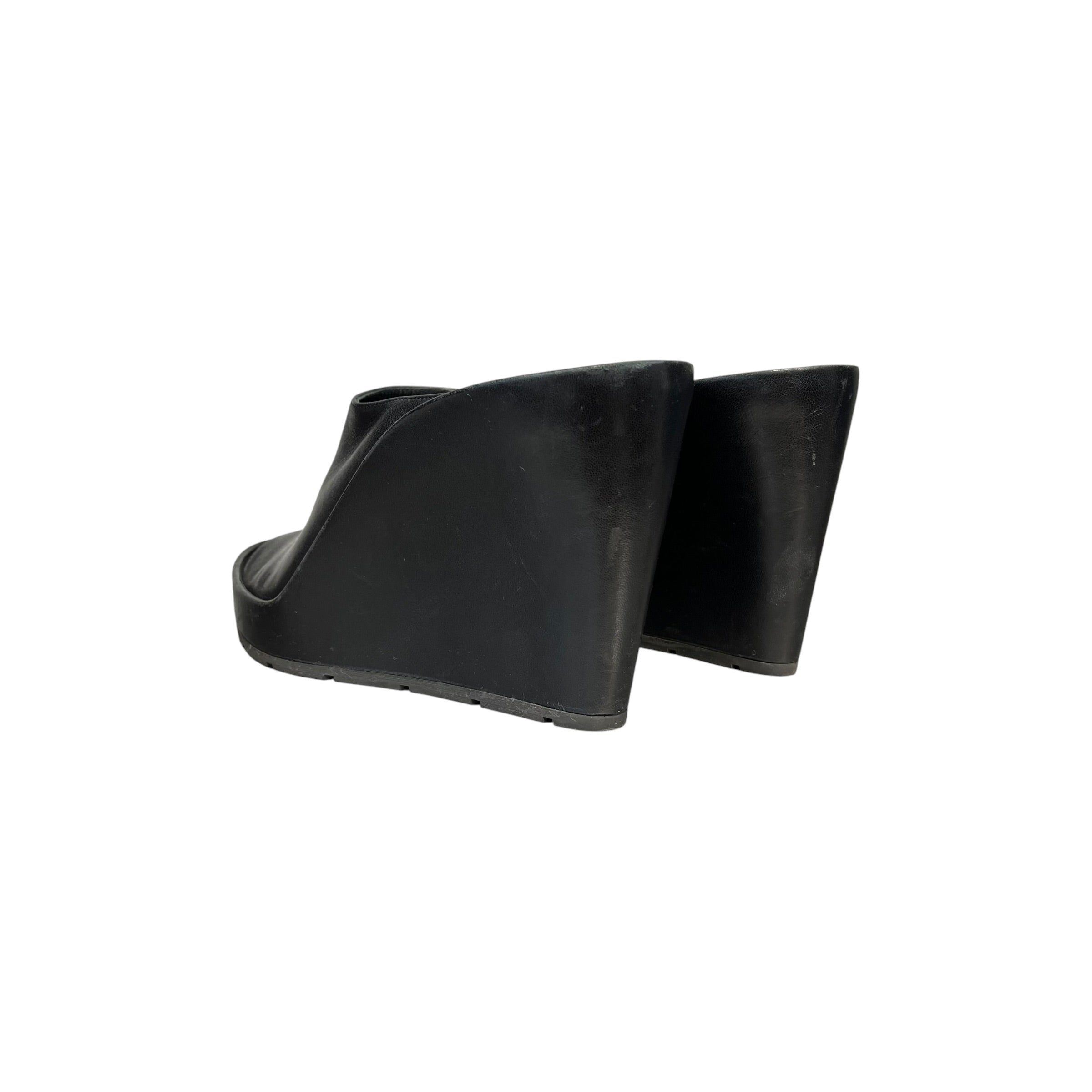 BALENCIAGA/Heels/EU 40.5/Leather/BLK/ view 3