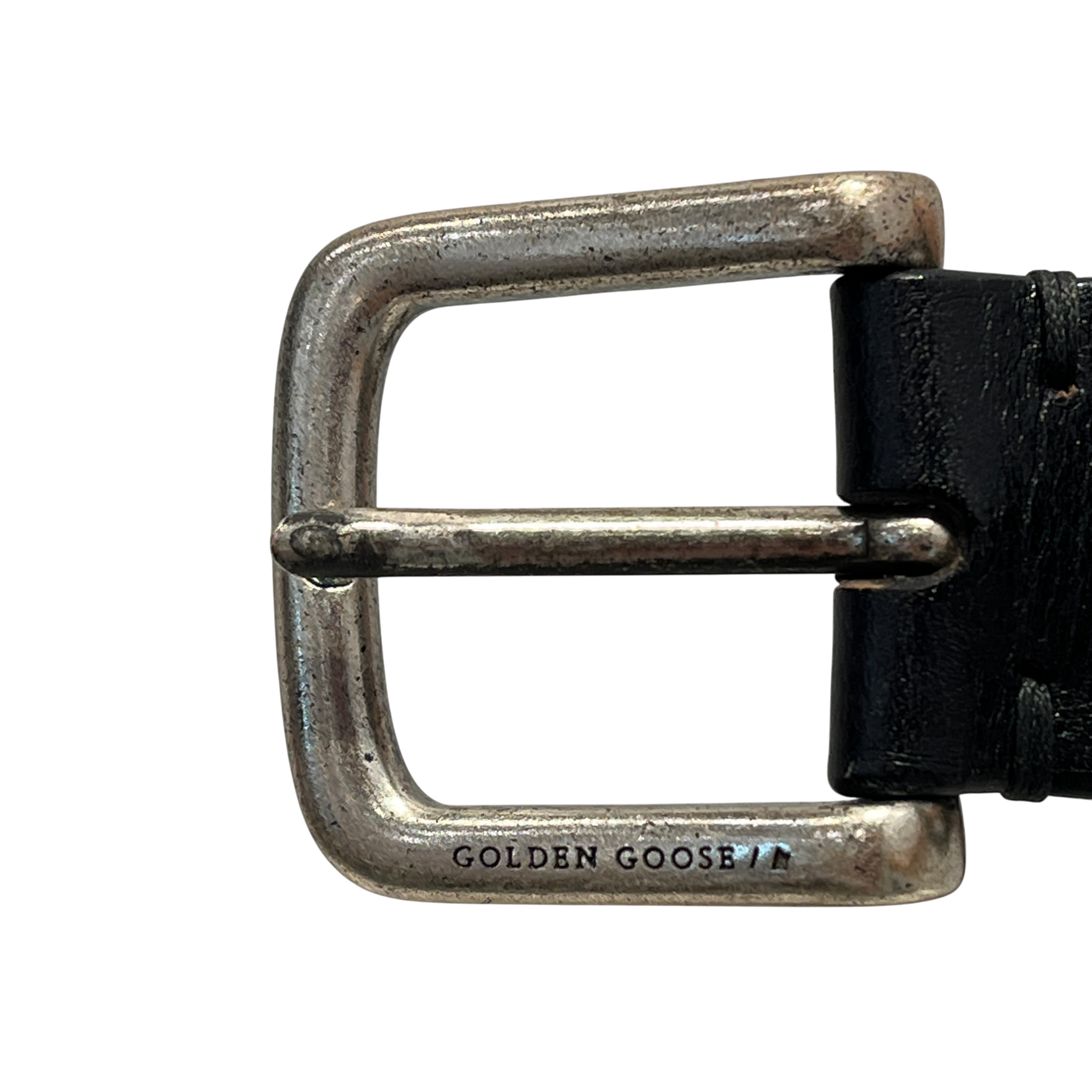 GOLDEN GOOSE/Belt/Leather/BLK/M's/studded view 3