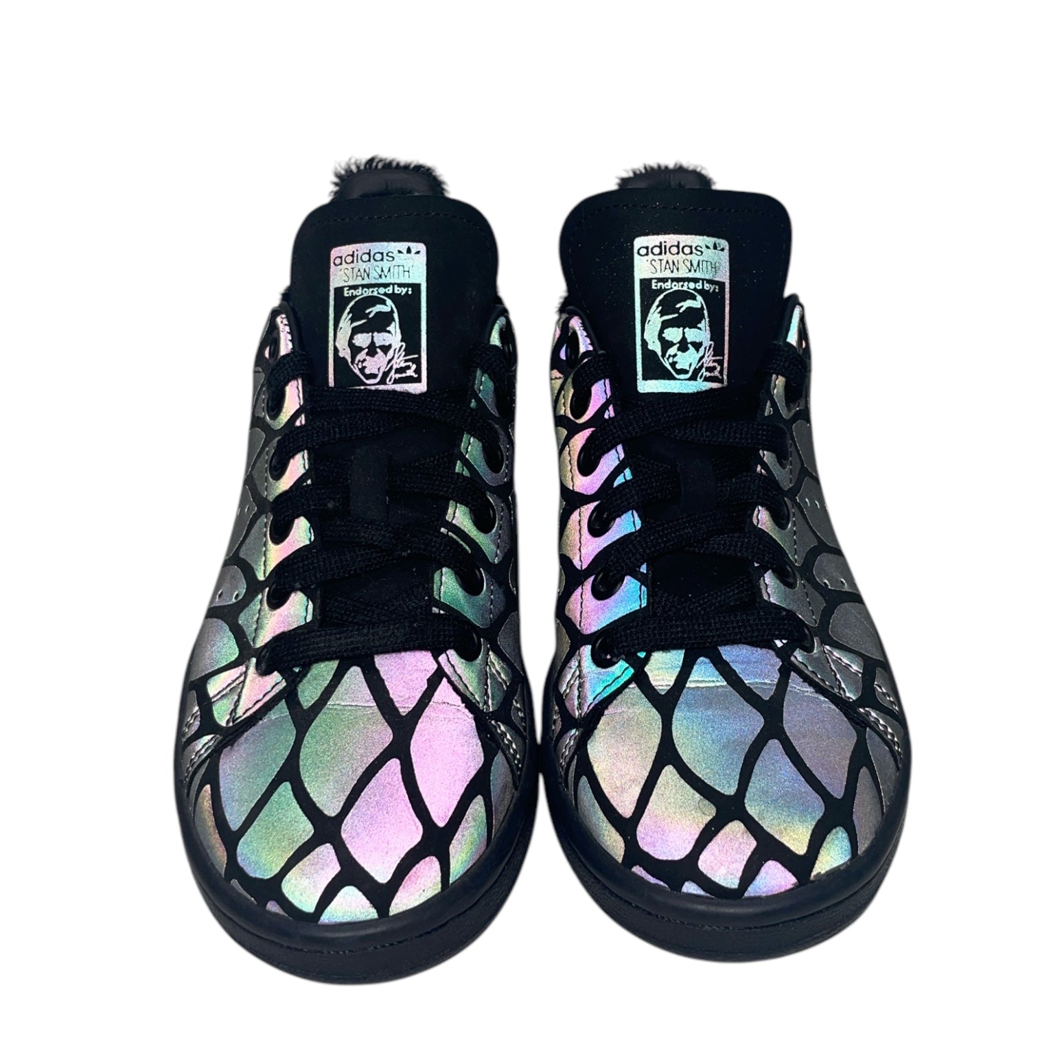 adidas/Low-Sneakers/US 7/Leather/BLK/STAN SMITH view 3