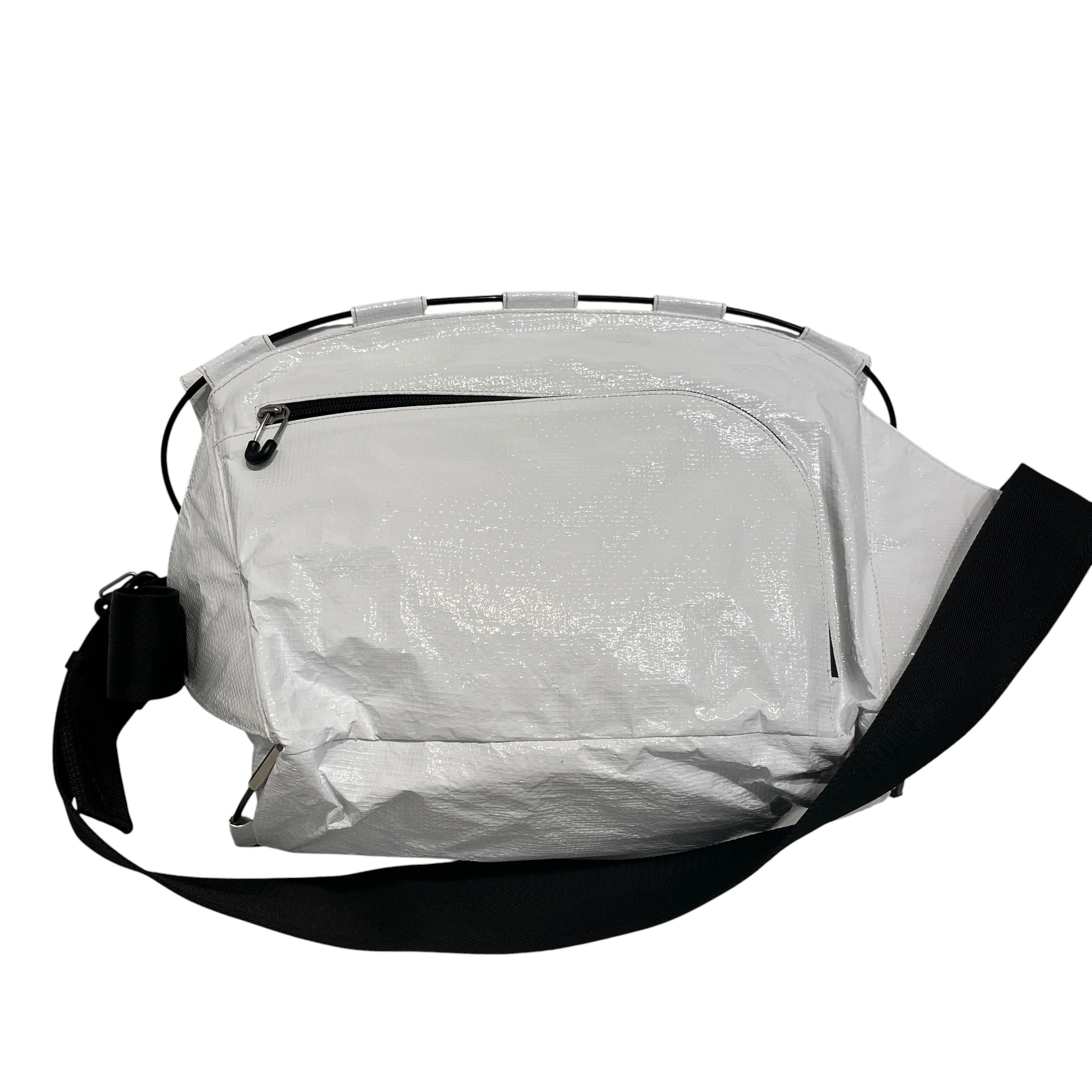 BOTTEGA VENETA/Cross Body Bag/WHT/Tent Bag view 2