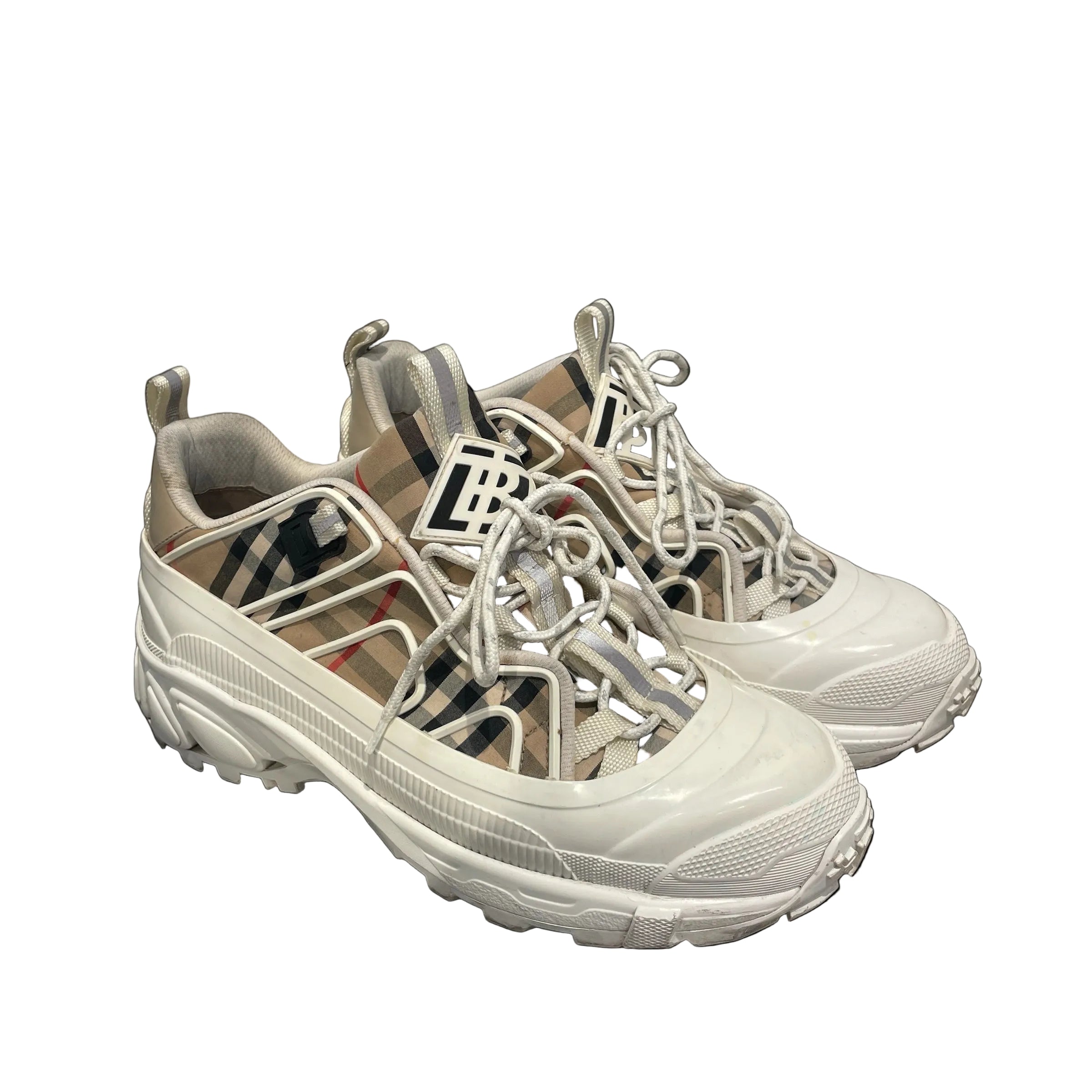 BURBERRY/Low-Sneakers/US 10/Stripe/MLT/Arthur Cloth Low view 1