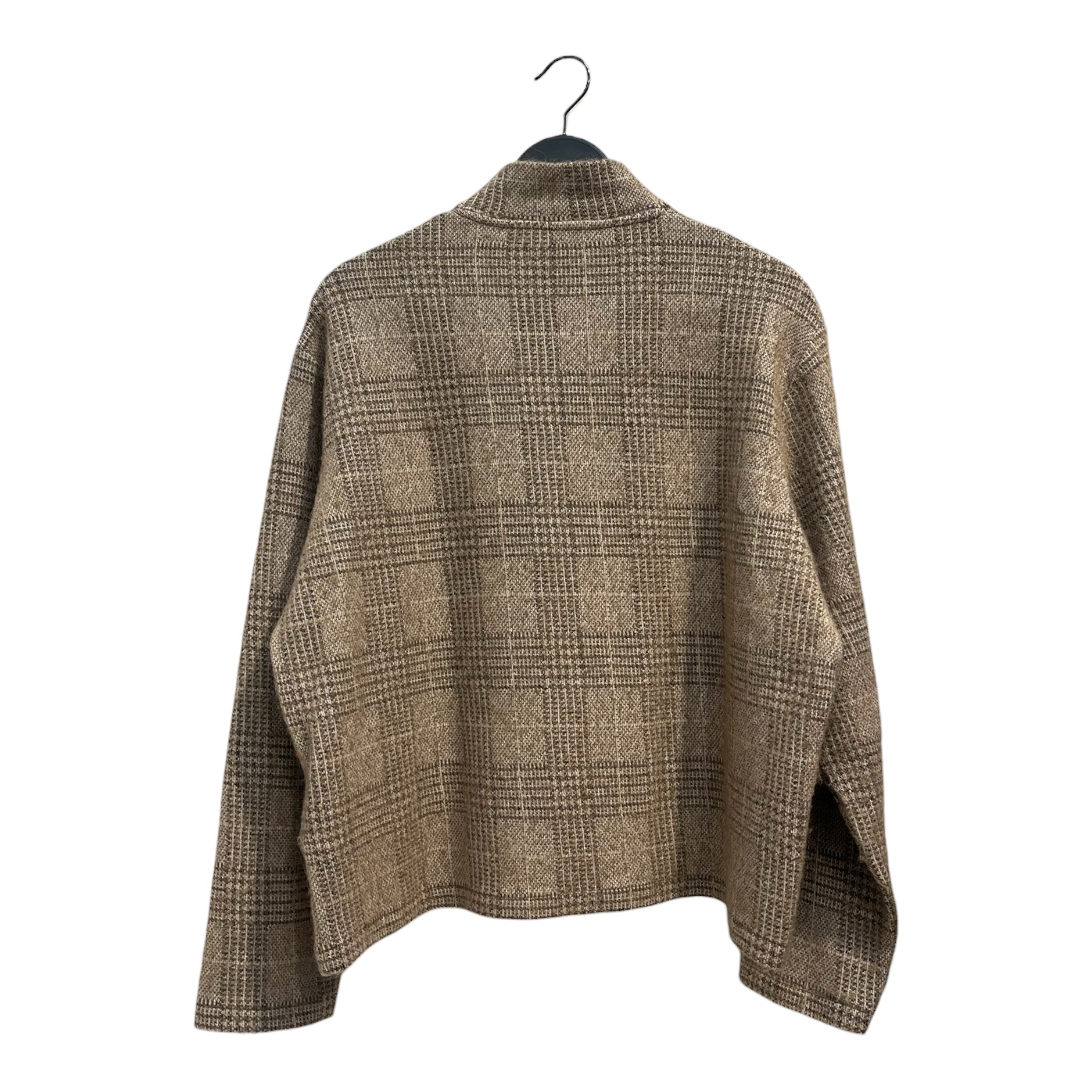 OUR LEGACY/Jacket/L/Cotton/BRW/Plaid/FW24 SHRUNKEN FULLZIP POLO view 2