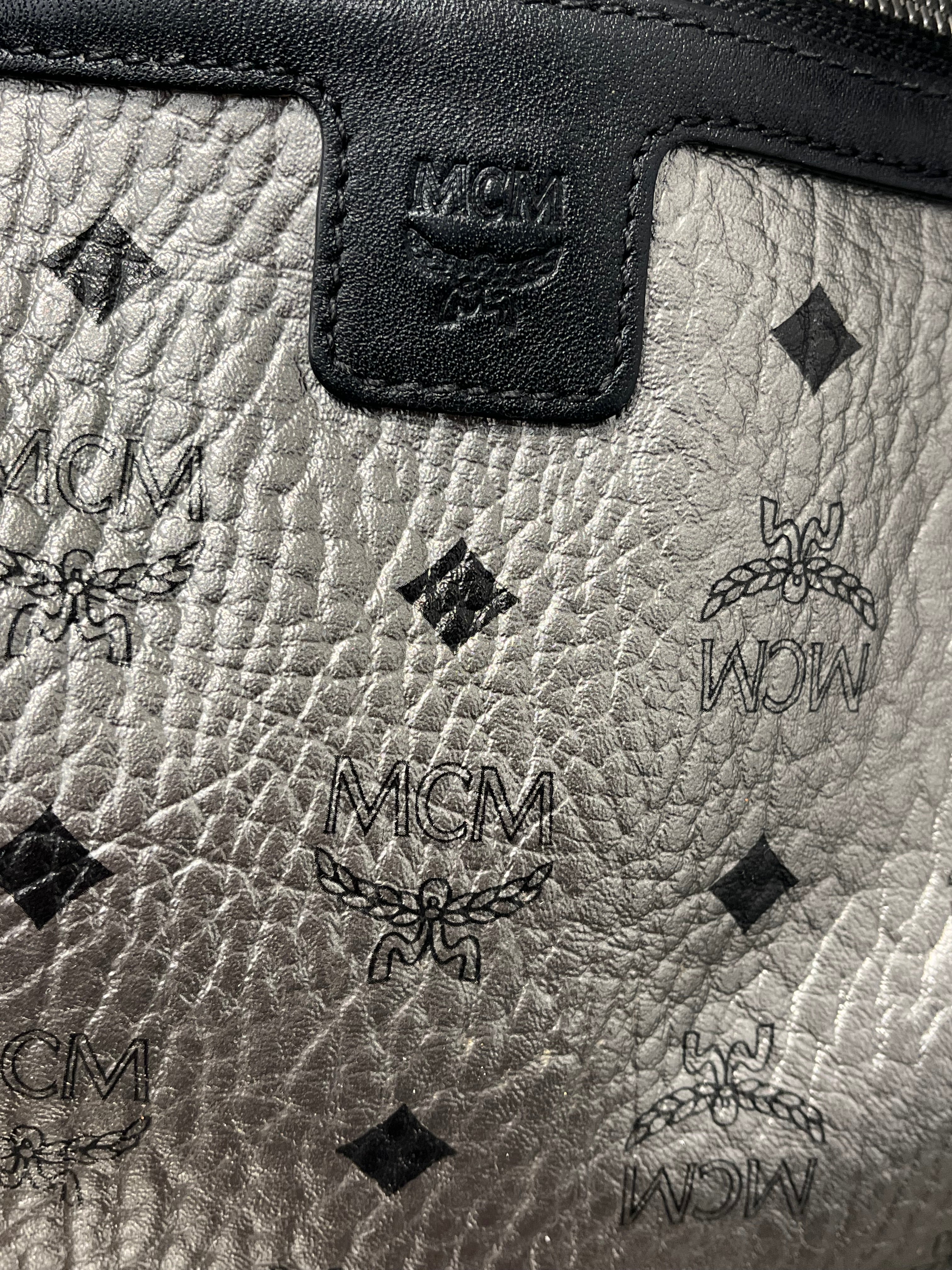 MCM/Tote Bag/Monogram/Leather/SLV/VISETOS REVERSIBLE LIZ TOTE view 5
