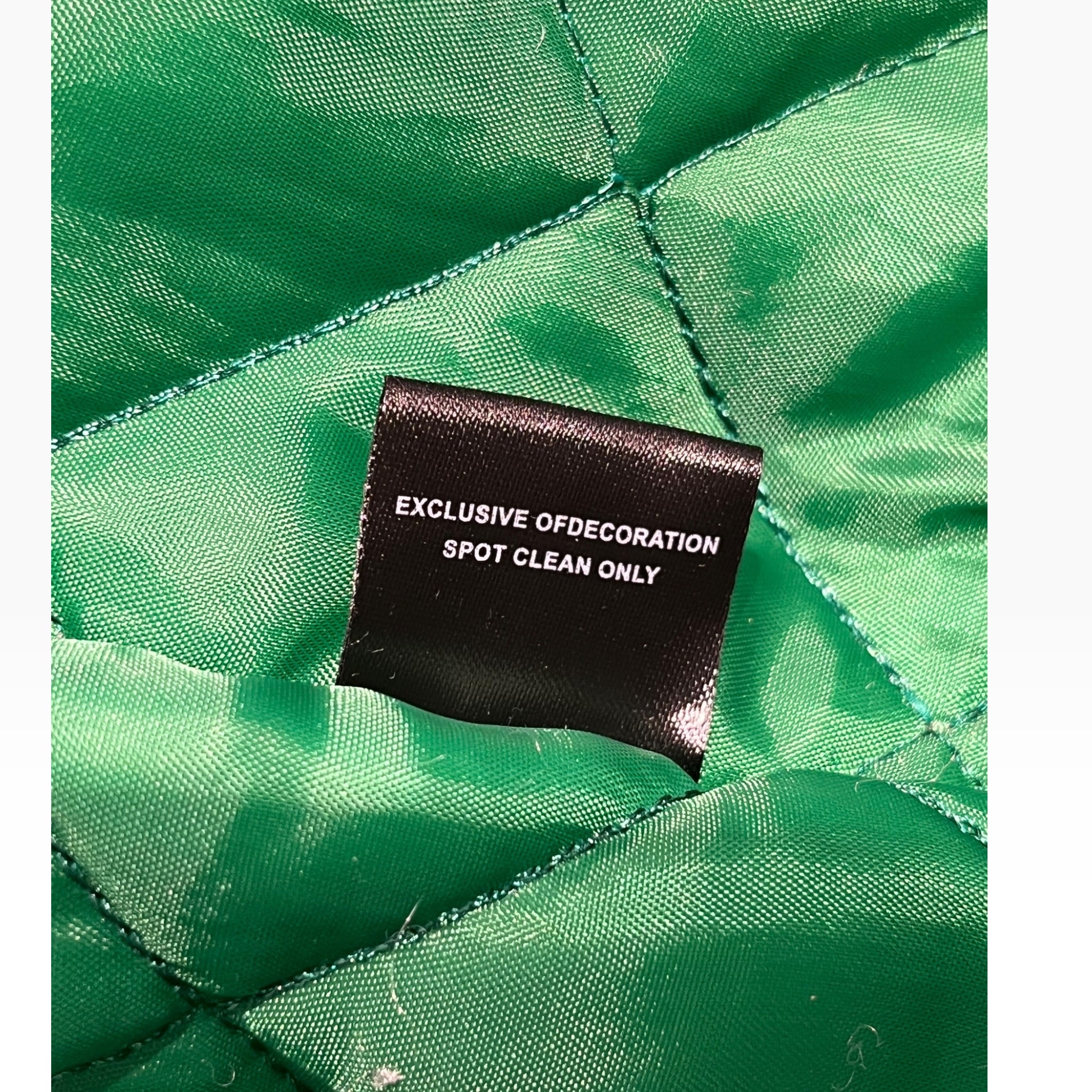 NFL/Jacket/XL/Polyester/GRN/Graphic/Kelly Green Patch Varsity Jkt view 4