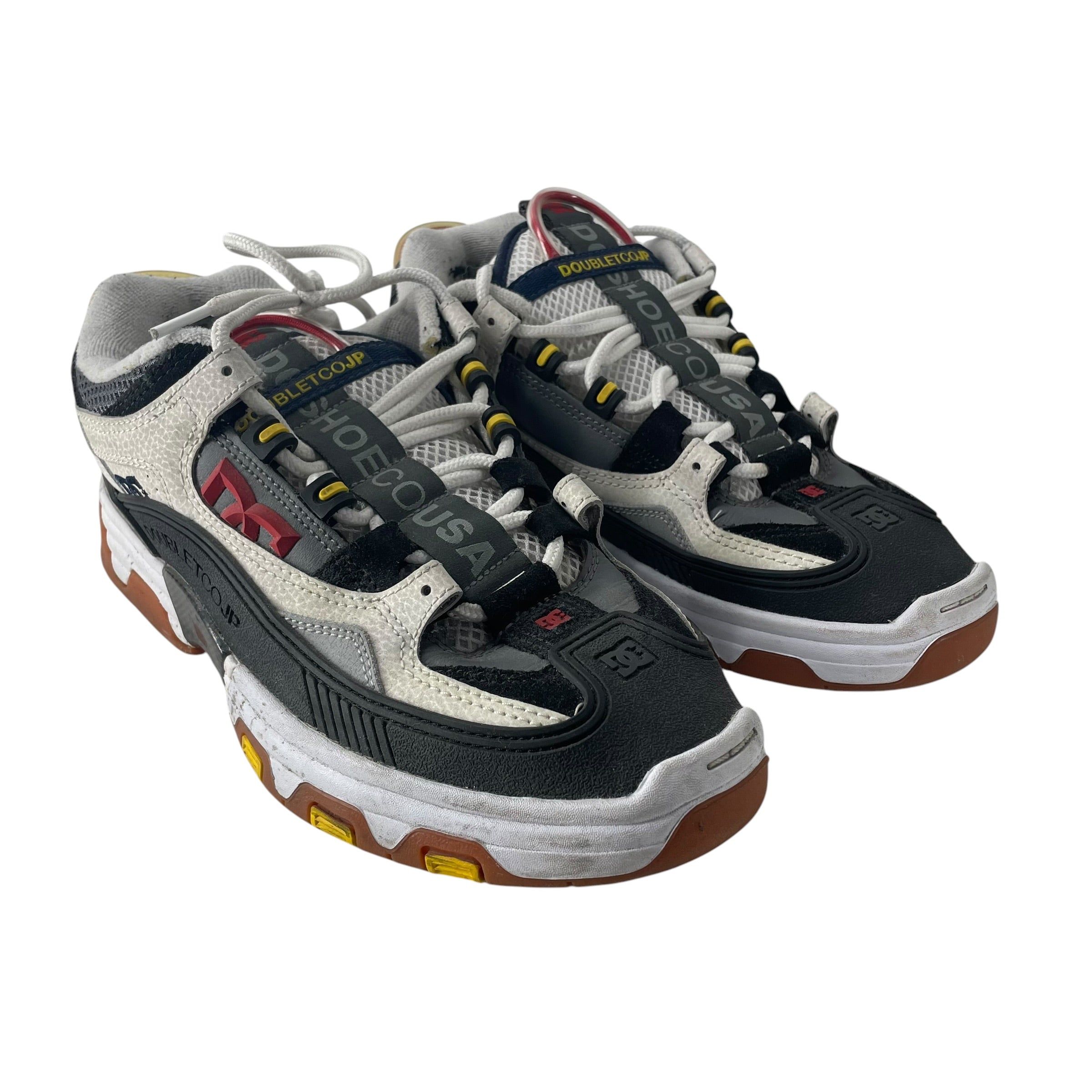 DC SHOES/doublet/Low-Sneakers/US 10/Leather/WHT/ view 1