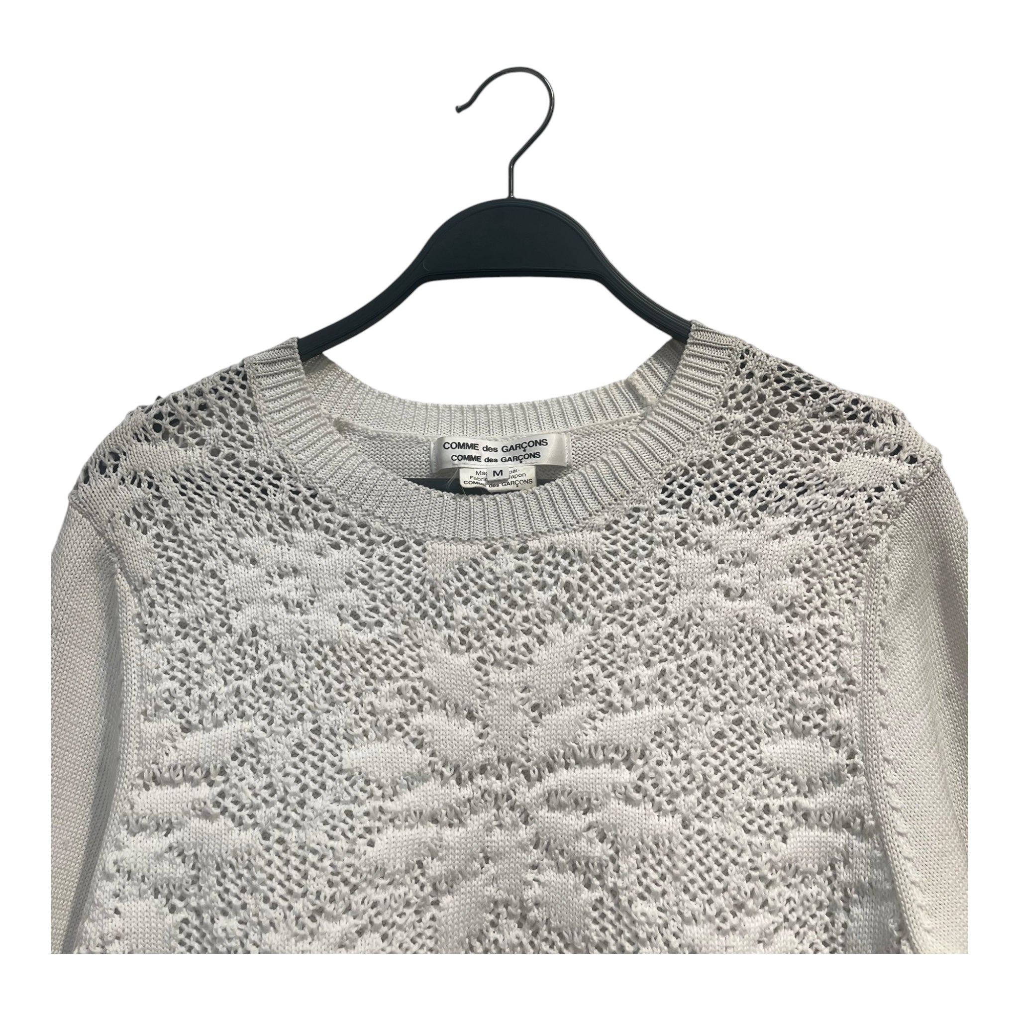 COMME des GARCONS COMME des GARCONS/Sweatshirt/M/Cotton/WHT/KNIT view 3