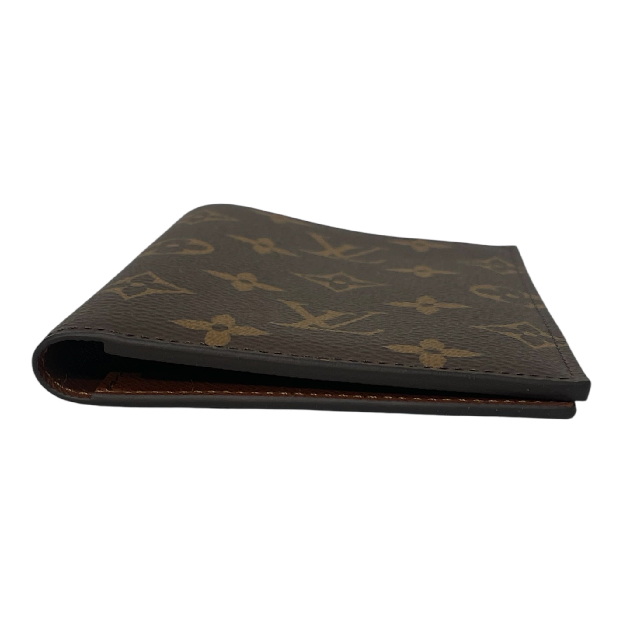 LOUIS VUITTON/Pass Case/Monogram/Leather/BRW/Passport Cover view 3
