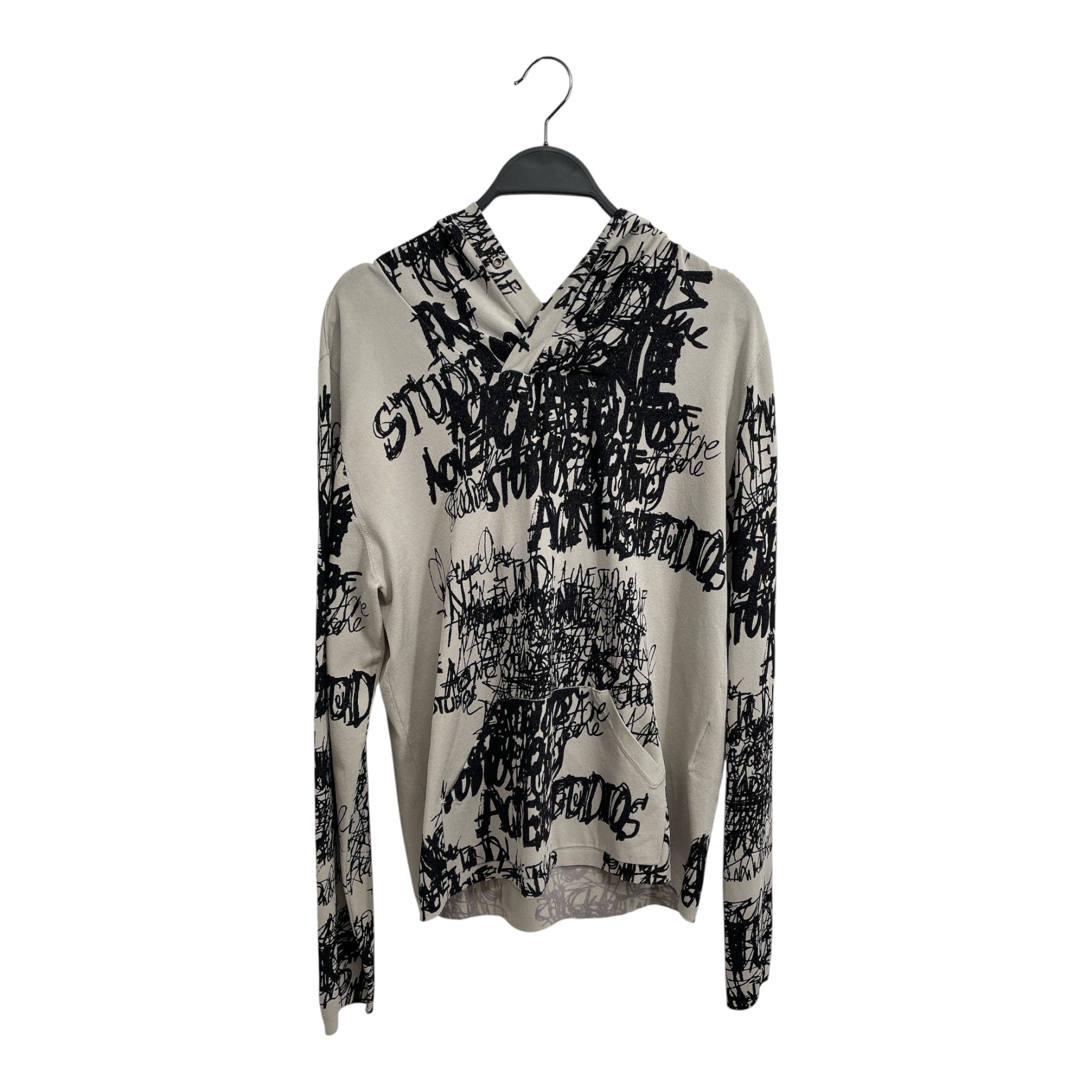 Acne Studios/Hoodie/XL/Graphic/GRY/KEWS CHAOS PRINT HOOD SWEATR view 1