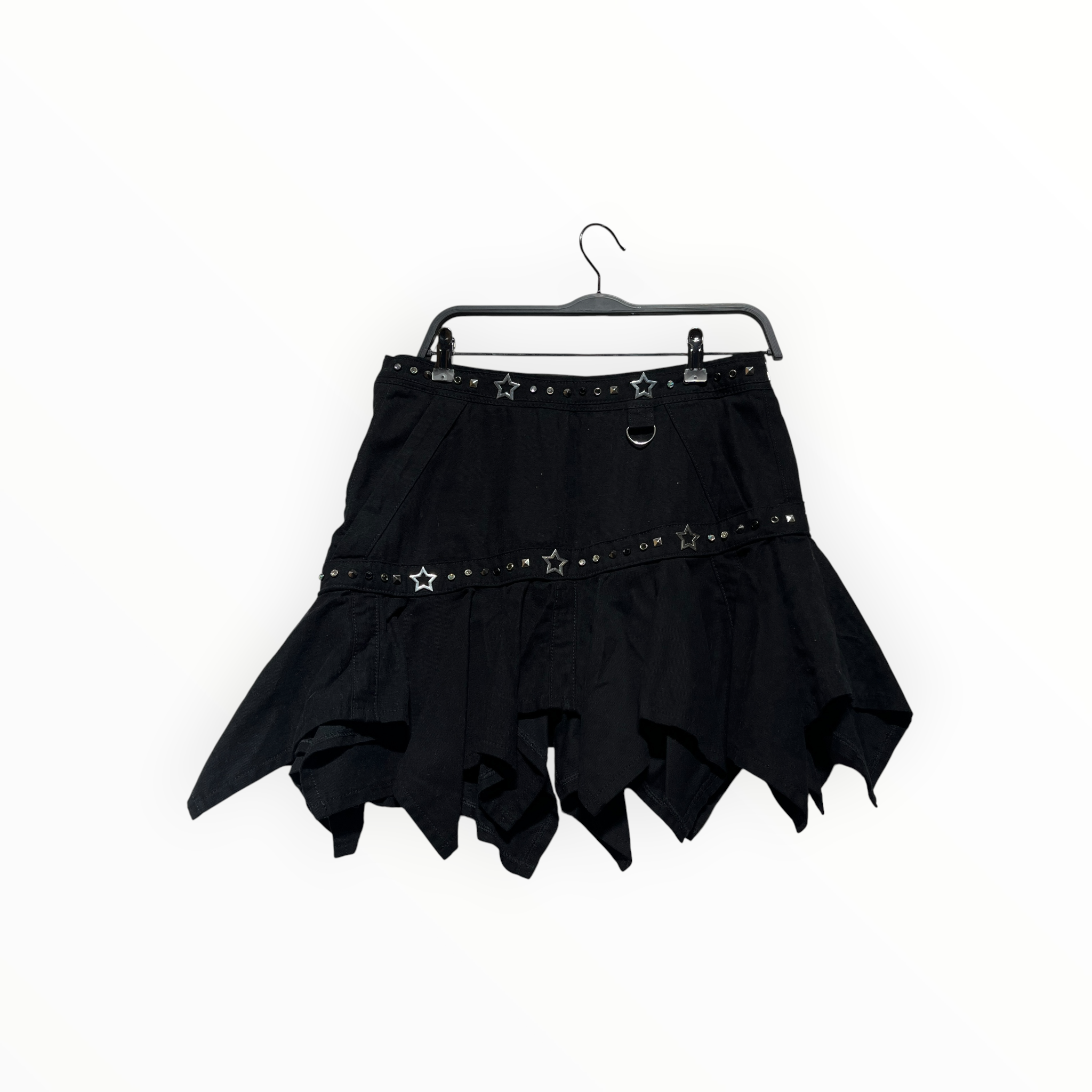 Heaven By Marc Jacobs/Kiko Kostadinov/Skirt/M/Cotton/BLK/Mini Length/STUDDED/STAR view 1