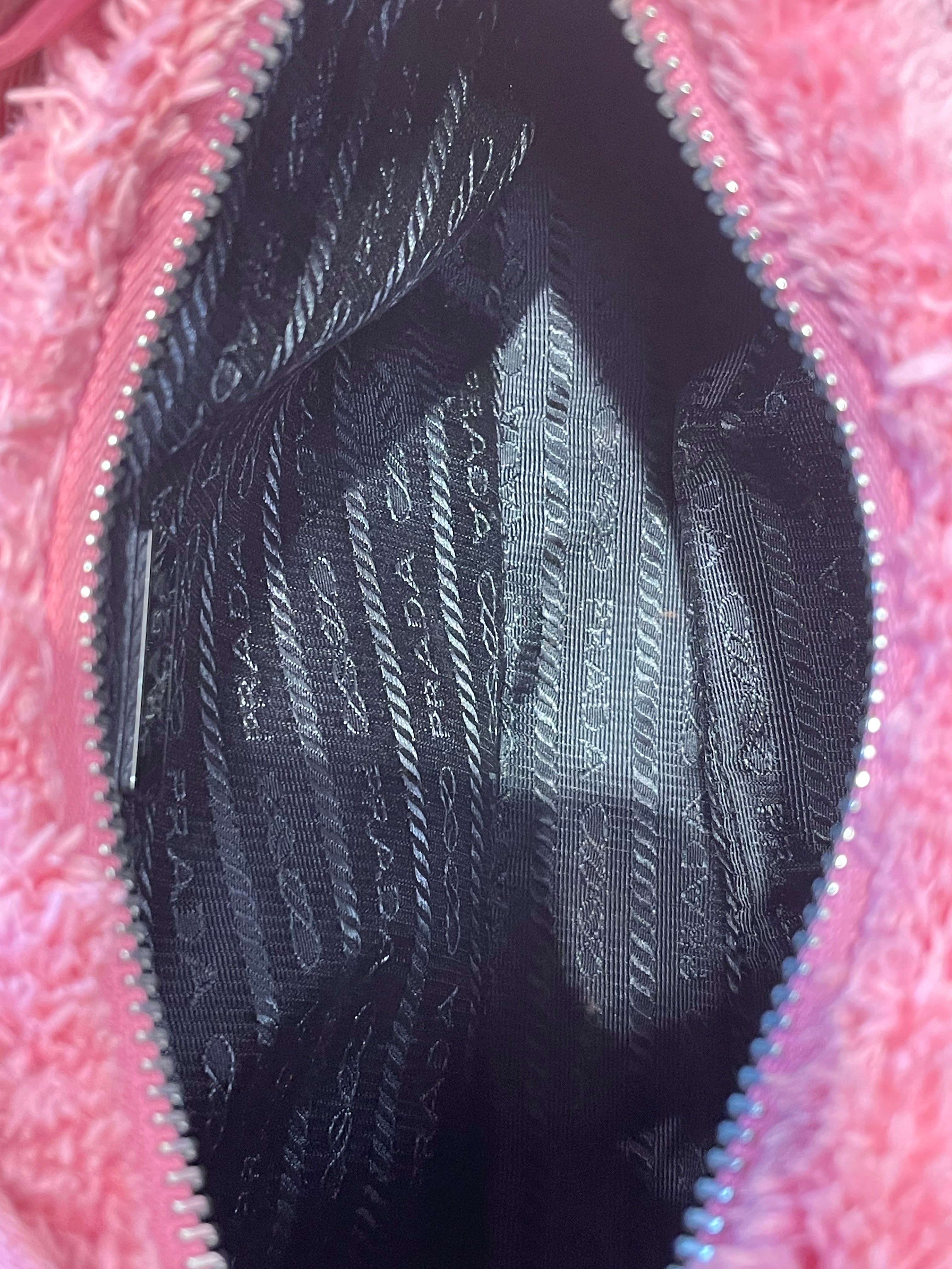 PRADA/Hand Bag/Cotton/PNK/Re-Edition 2000 Towel Bag view 6