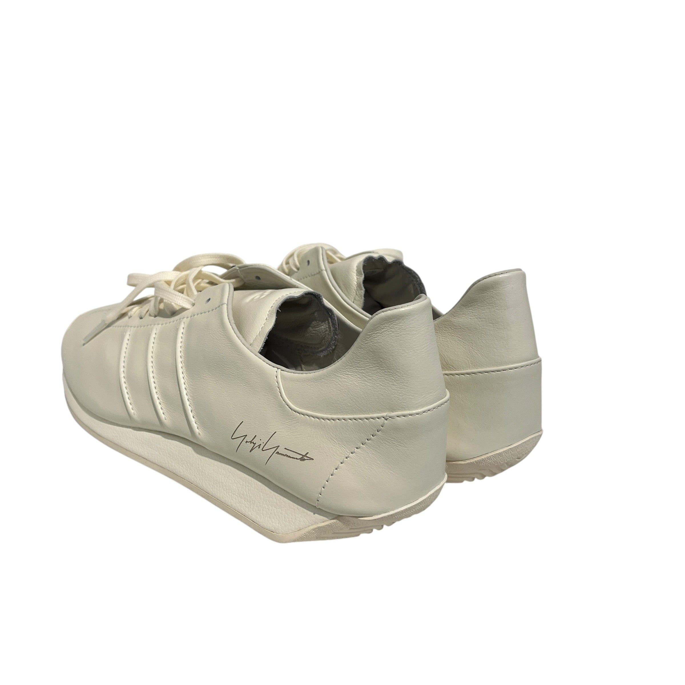 Y-3/Low-Sneakers/US 11/Leather/WHT/Country view 2