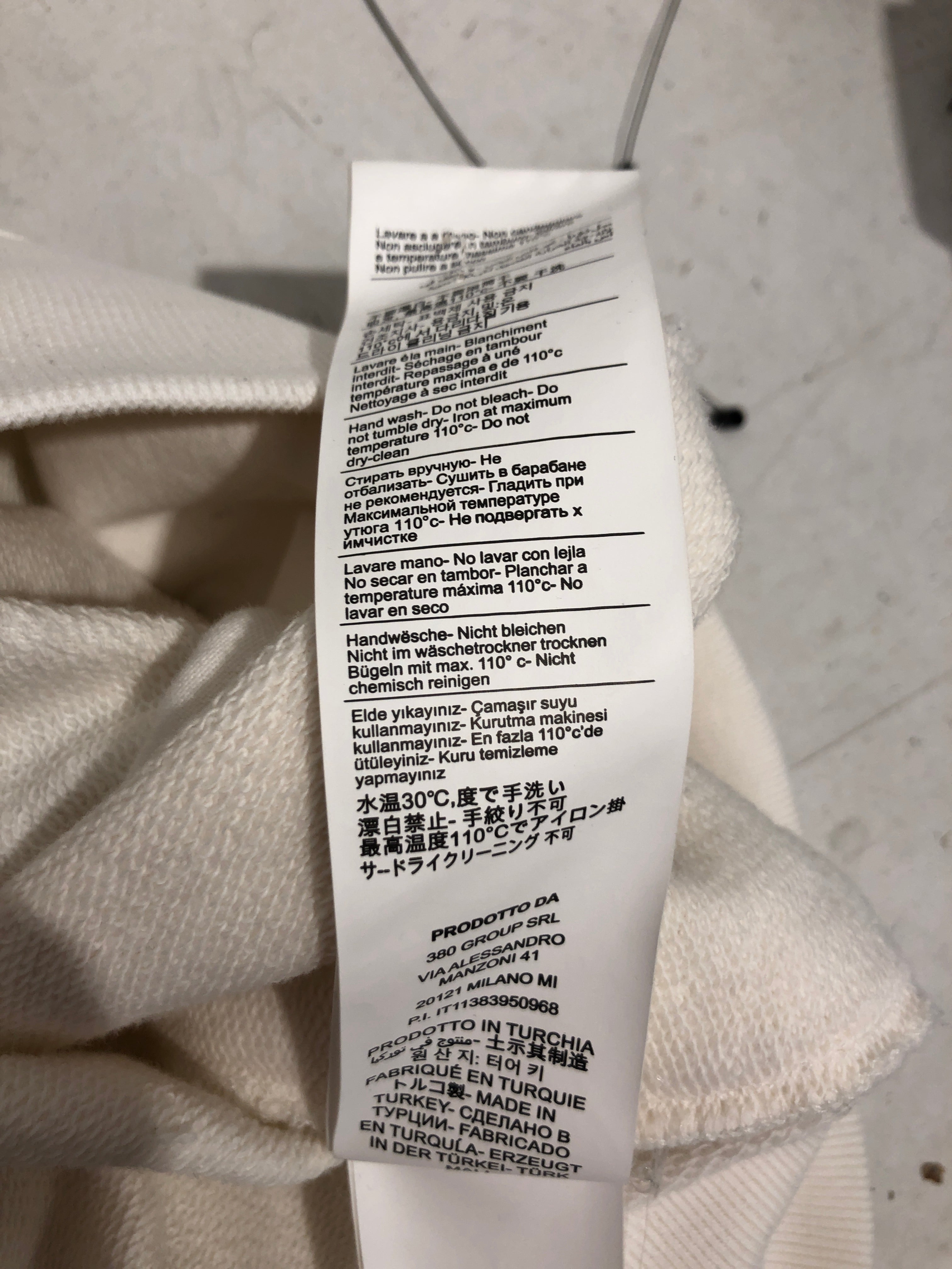 424(FourTwoFour)/Hoodie/XL/Cotton/WHT/Pullover/RX 20Tab view 5