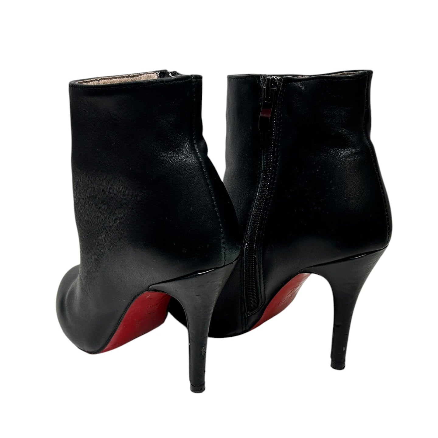 Christian Louboutin/Heels/EU 37/Leather/BLK/SO KATWE ROUNDED HEEL view 2