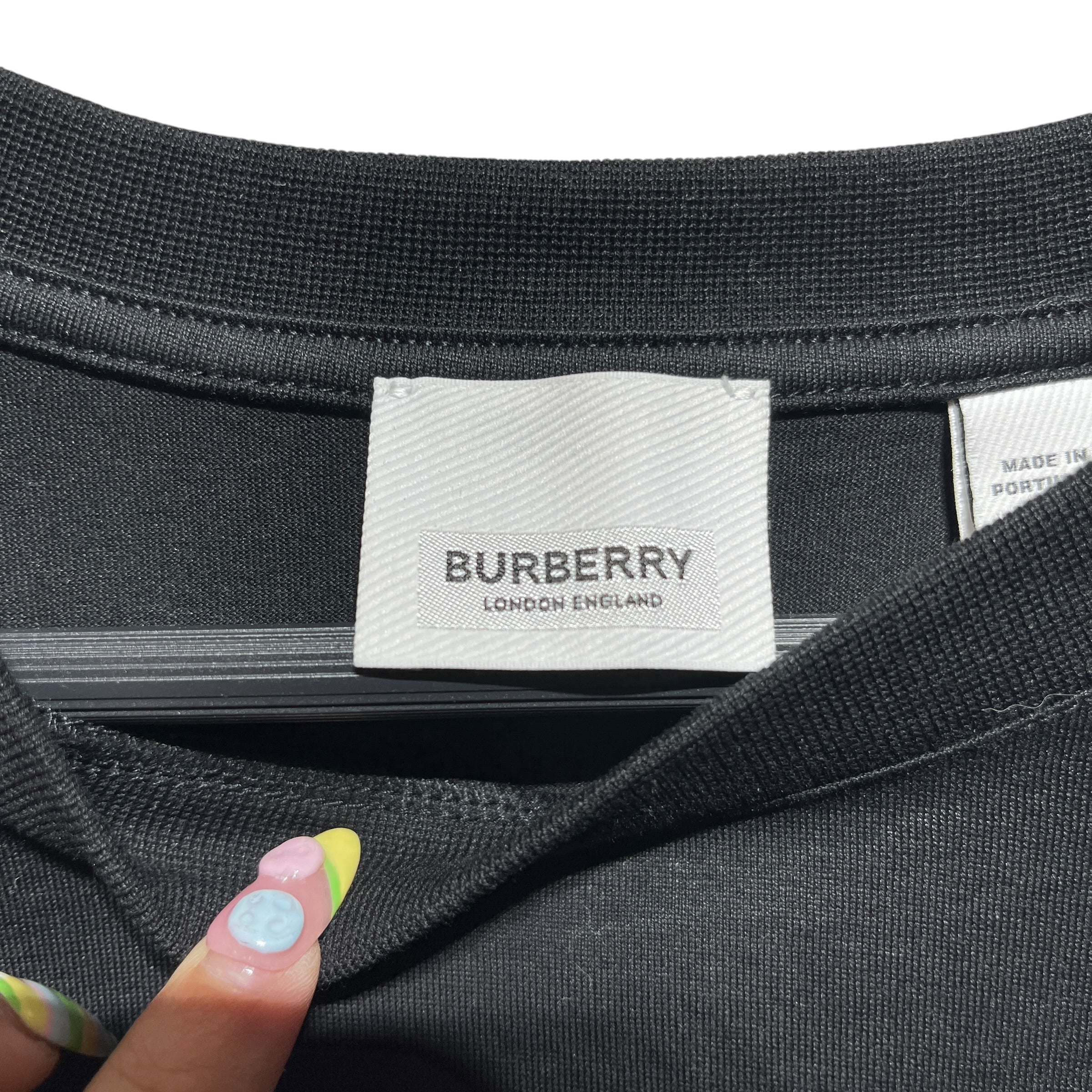 BURBERRY LONDON/T-Shirt/M/Cotton/BLK/love: bunny and bird view 3