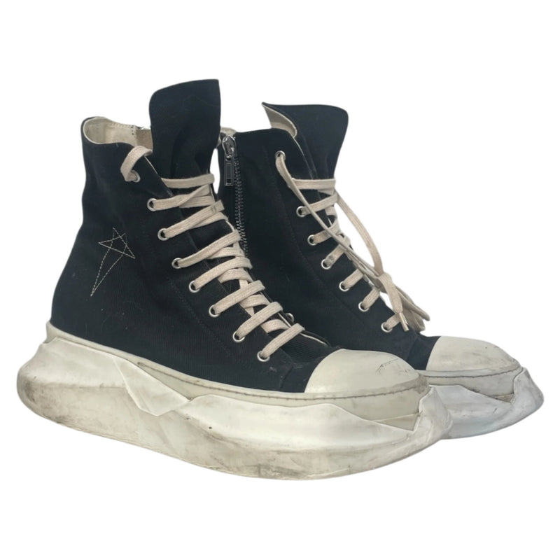 RICK OWENS DRKSHDW/Lace Up Boots/EU 43/Cotton/BLK/Abstract Pentagram R –  2nd STREET USA