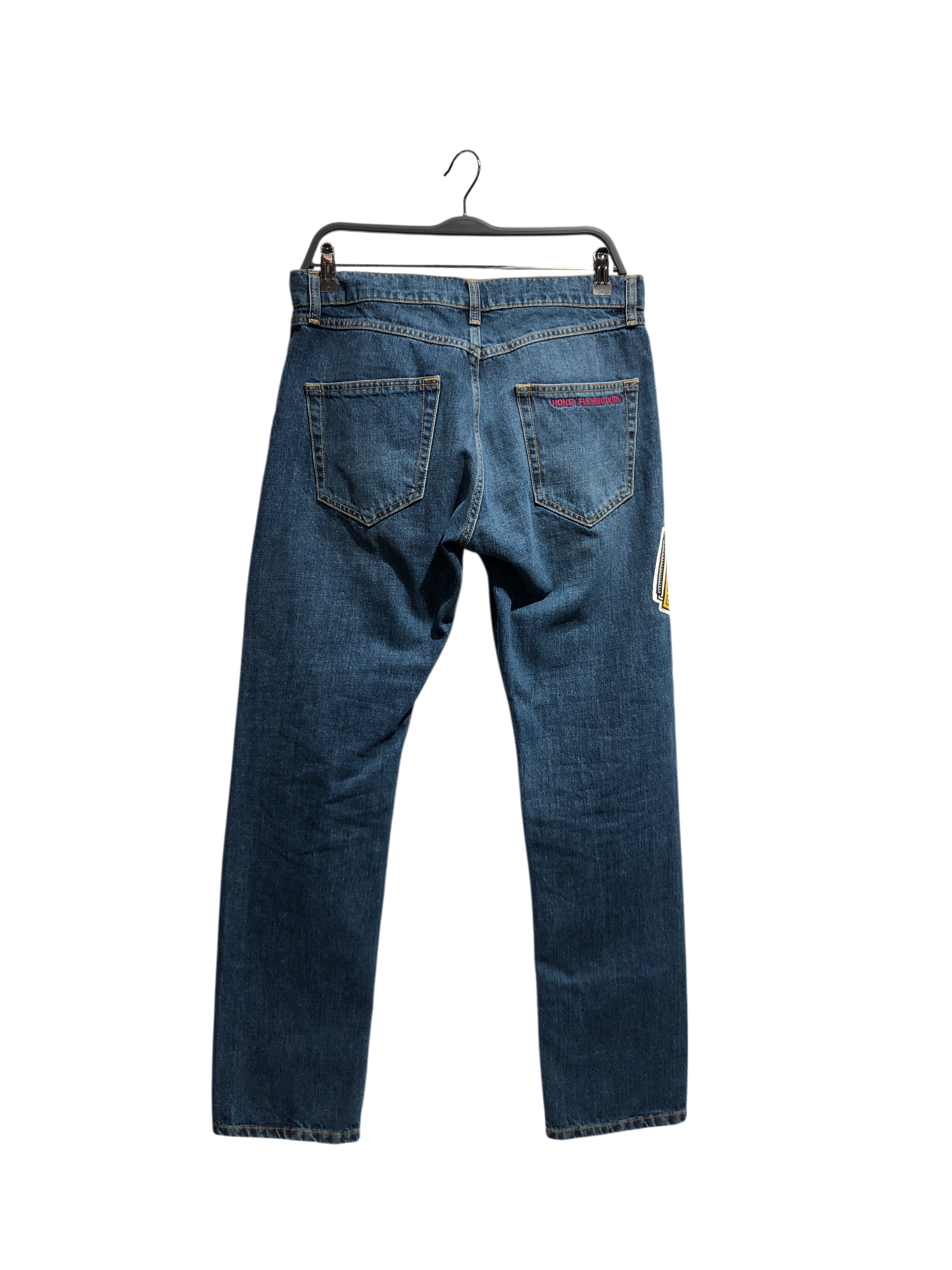HONEY FUCKING DIJON/Straight Pants/32/Denim/BLU/ view 2
