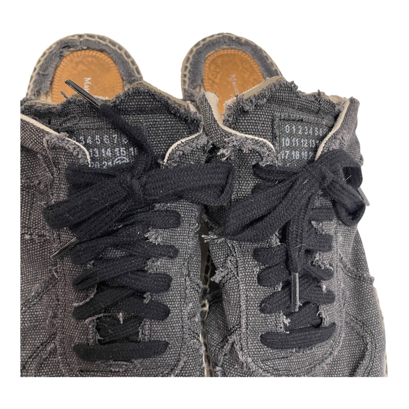 Maison Margiela/Espadrilles/EU 43/Cotton/GRY/U-Tip/REPLICA ESPADRILLES
