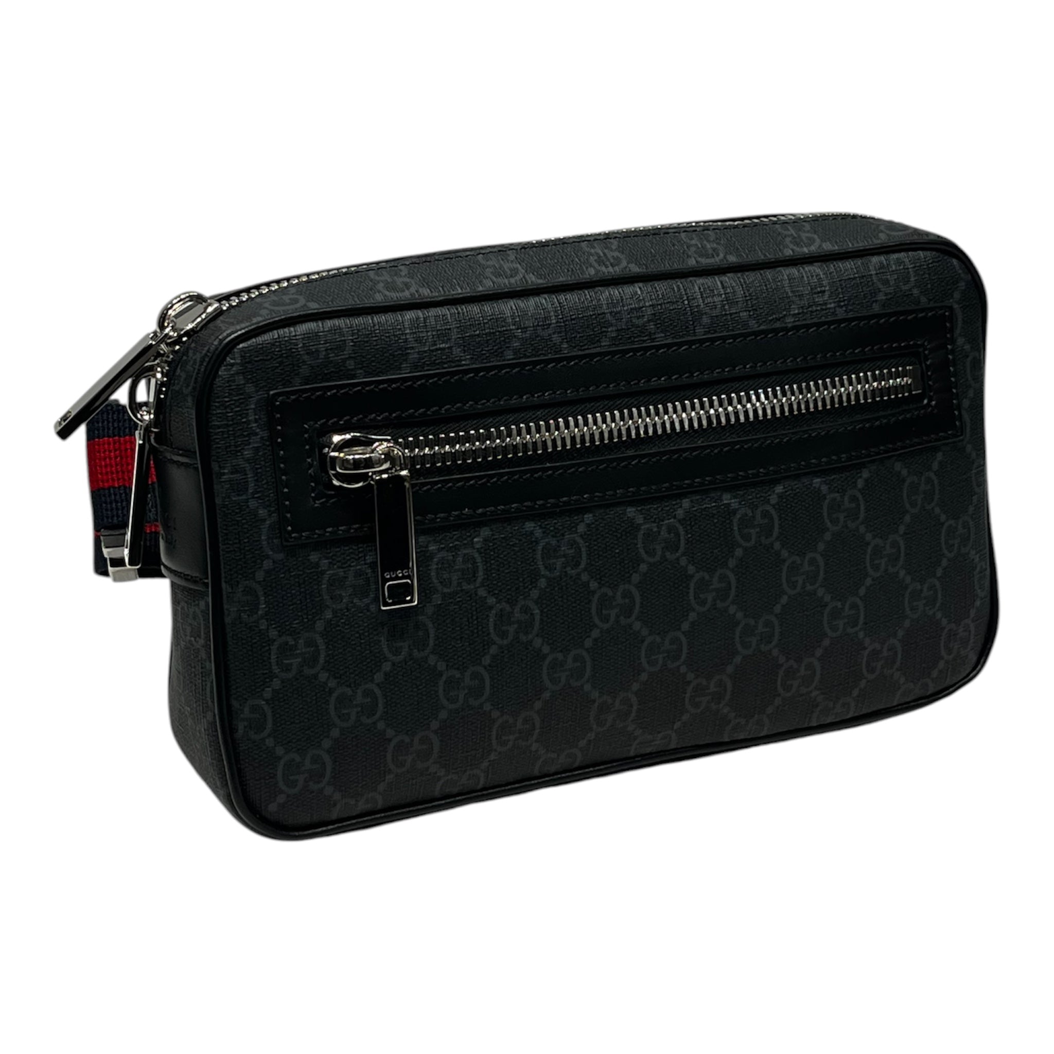 GUCCI/Fanny Pack/Monogram/Cotton/BLK/BELT BAG 792094 520981 view 5