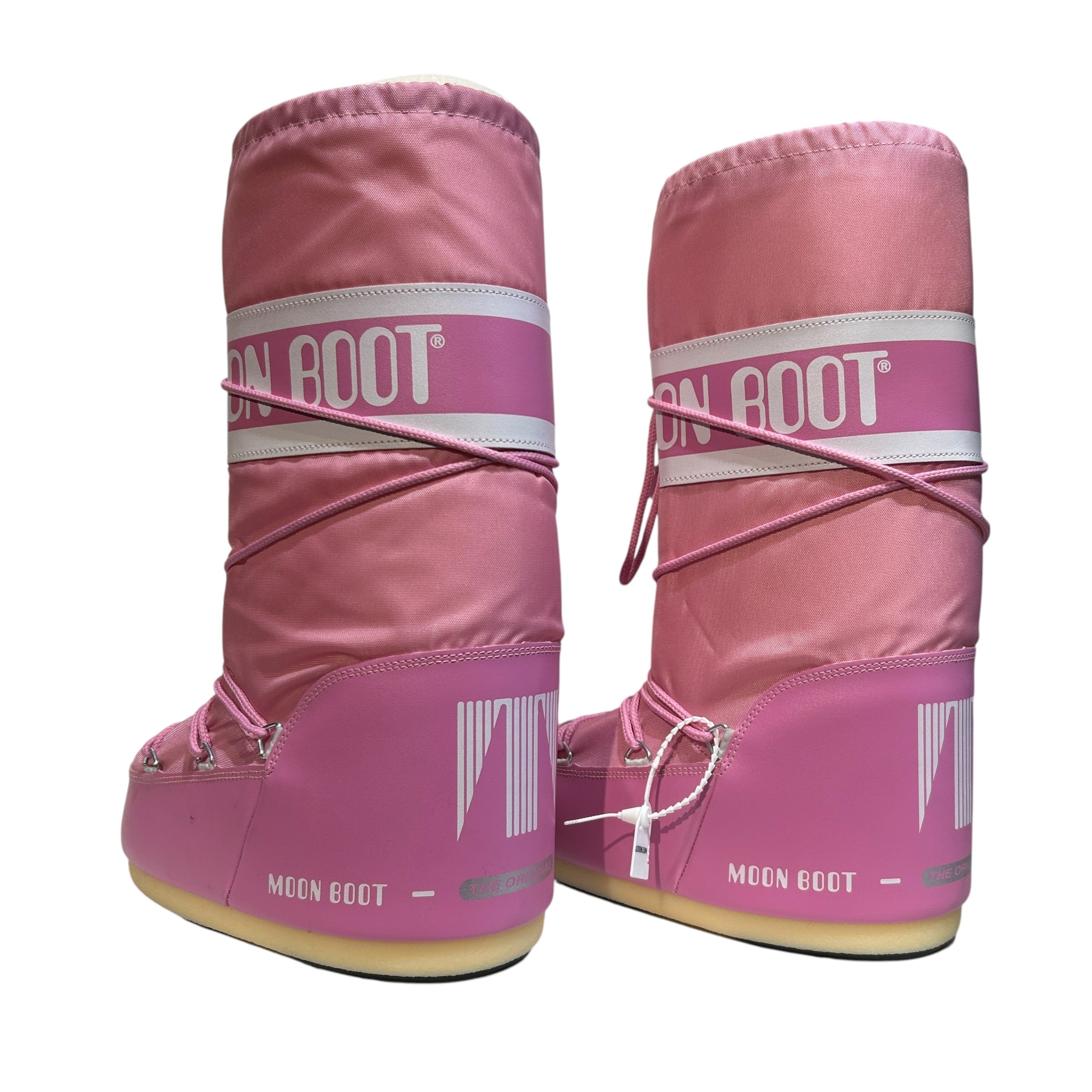 MOON BOOT/Boots/US 7.5/Nylon/PNK/ICON view 2