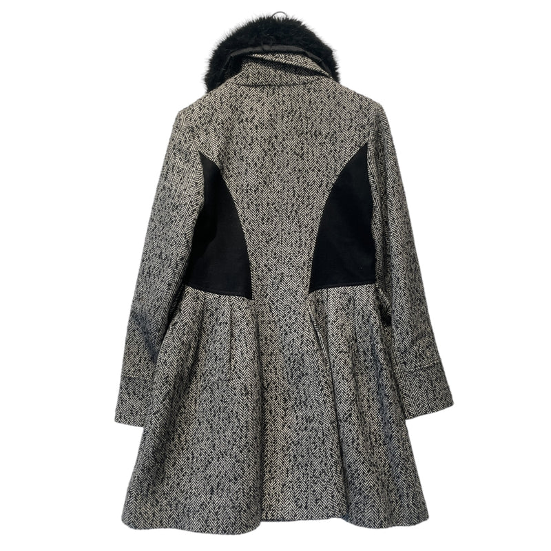 BETSEY JOHNSON/Peacoat/6/Herringbone/Wool/GRY/