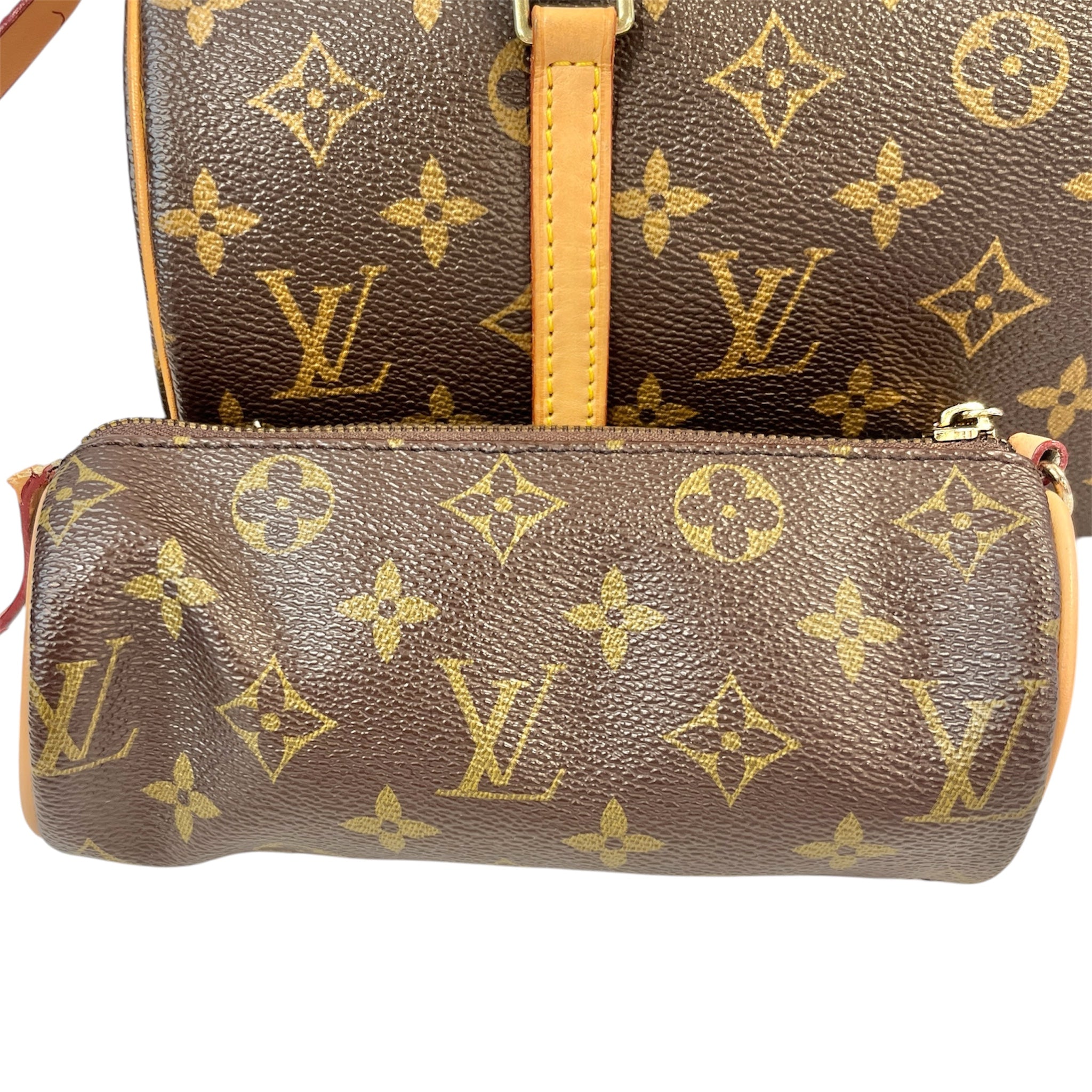 LOUIS VUITTON/Hand Bag/Monogram/BRW/PAPILLION 30 BARREL view 7