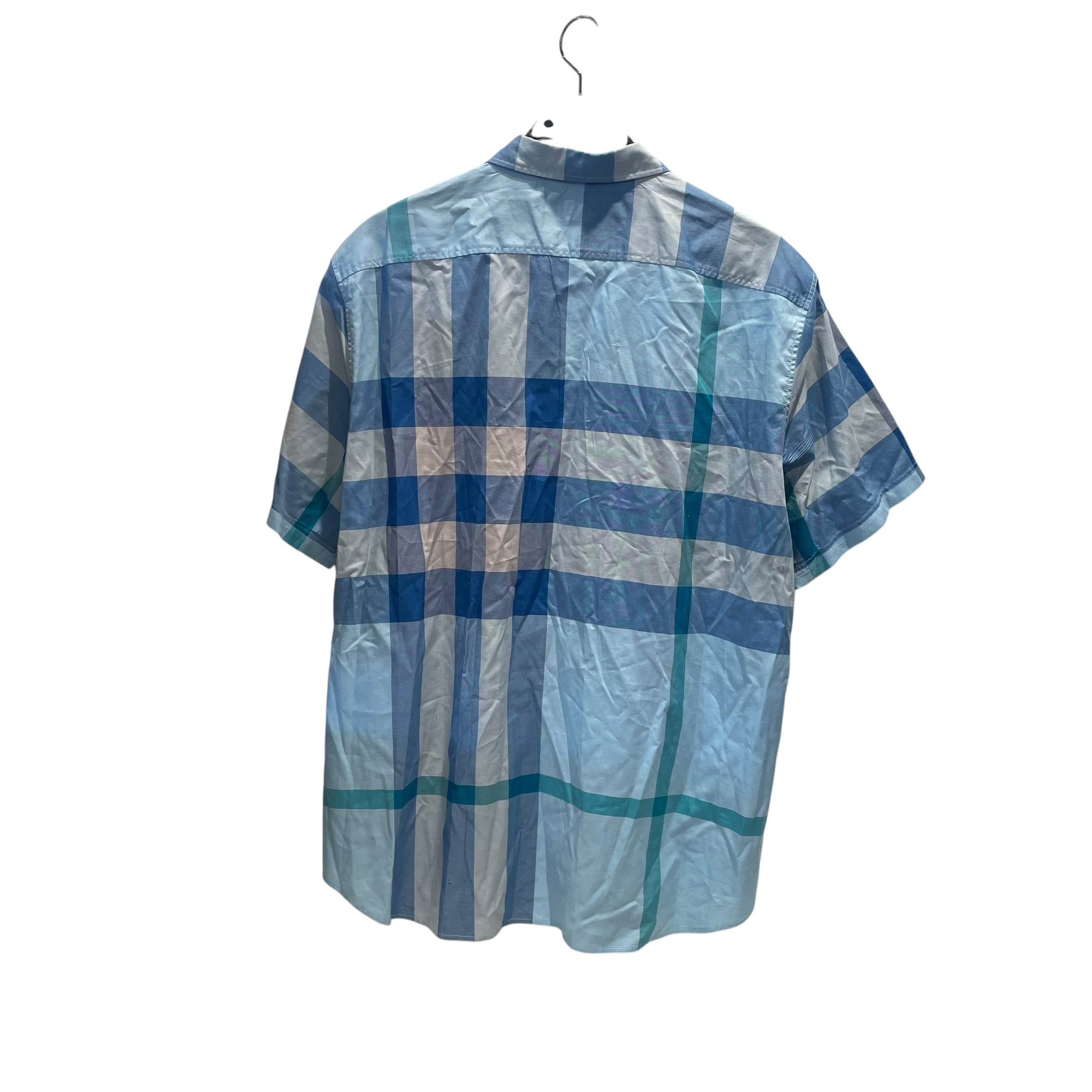 BURBERRY BRIT/Flannel Shirt/XXL/Cotton/BLU/Plaid/Plaid Shirt view 2