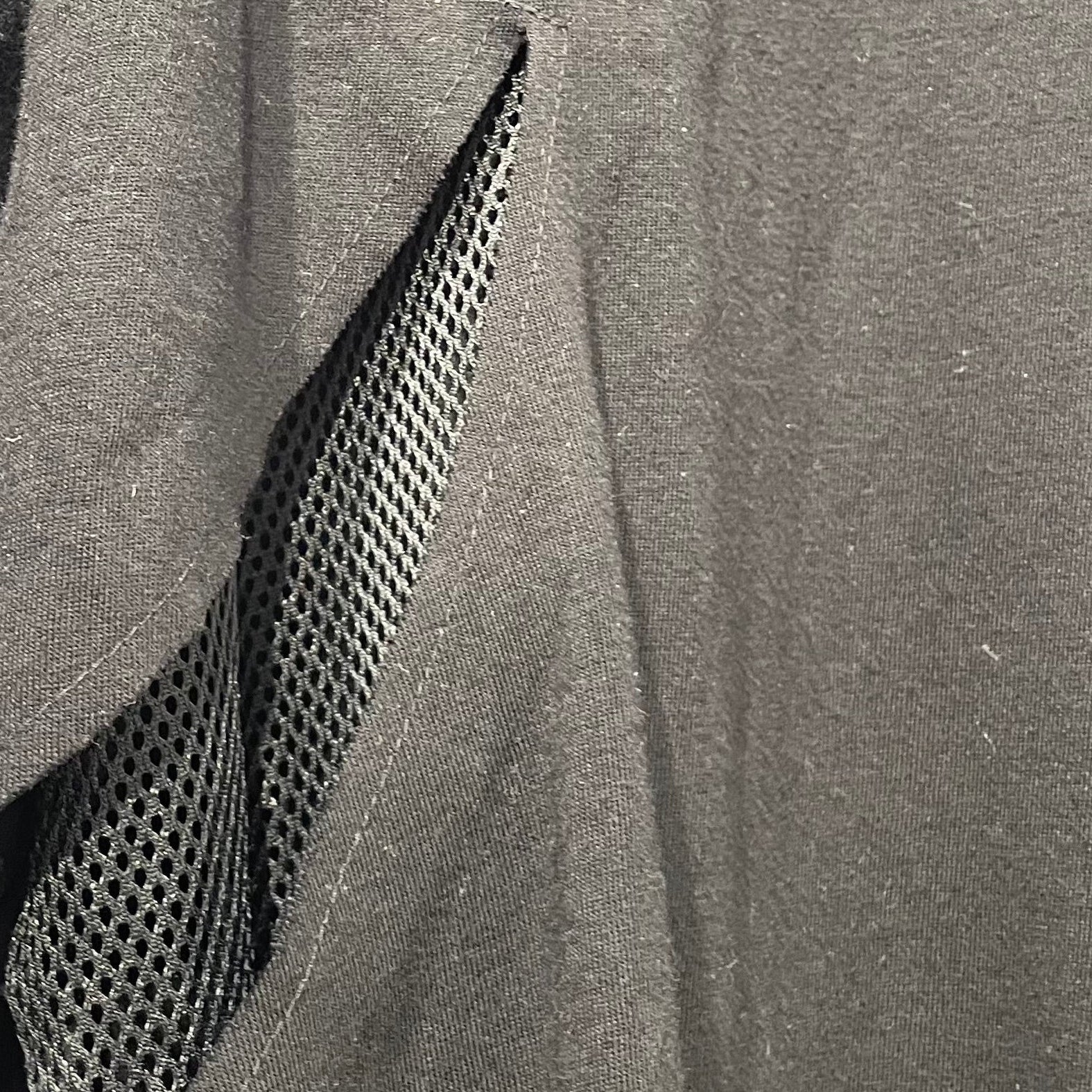 COMME des GARCONS HOMME PLUS/T-Shirt/L/Cotton/BLK/Mesh Slip Shirt PQ-T024 view 3