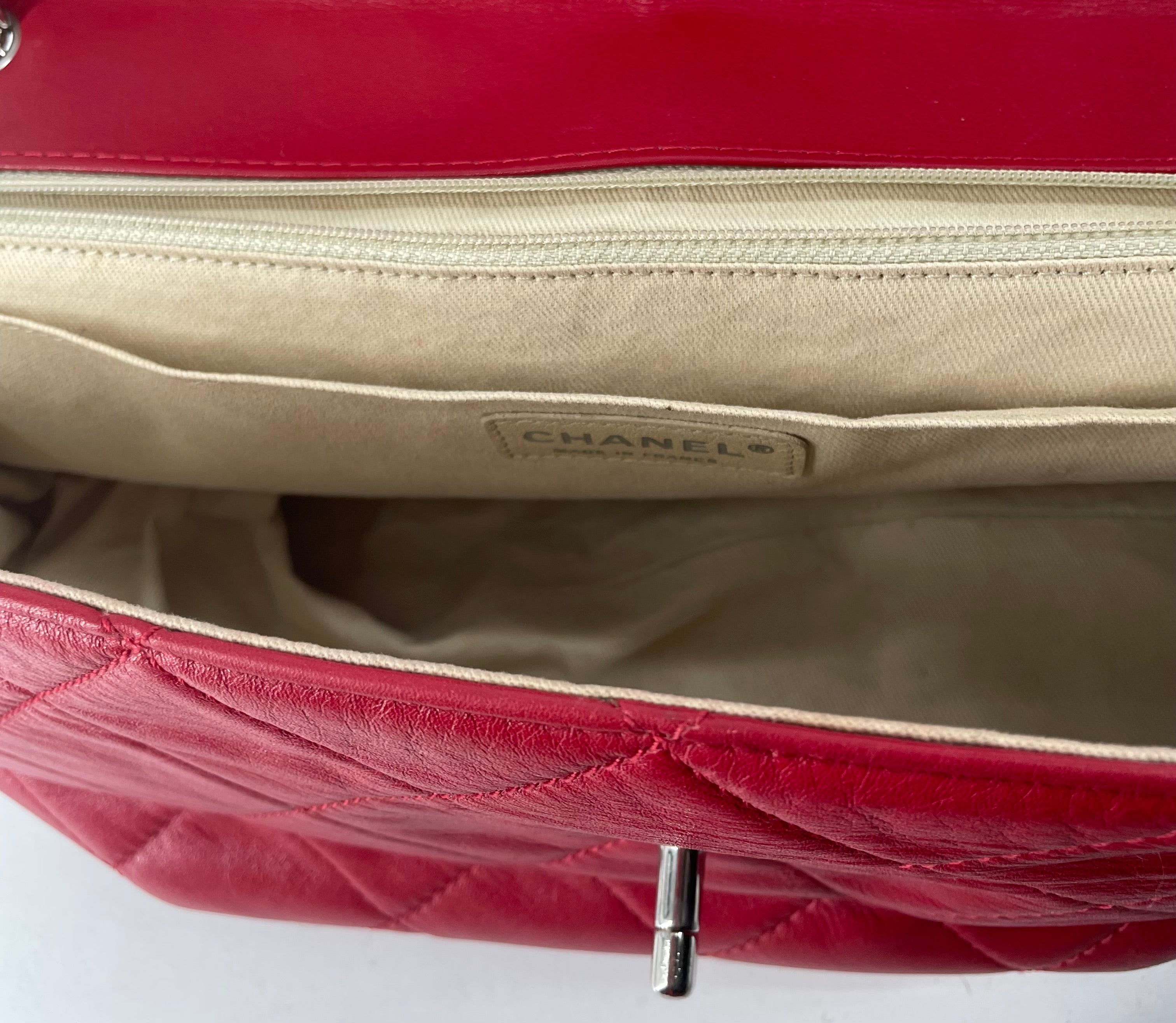 CHANEL/Hand Bag/Leather/RED/14676754 view 4