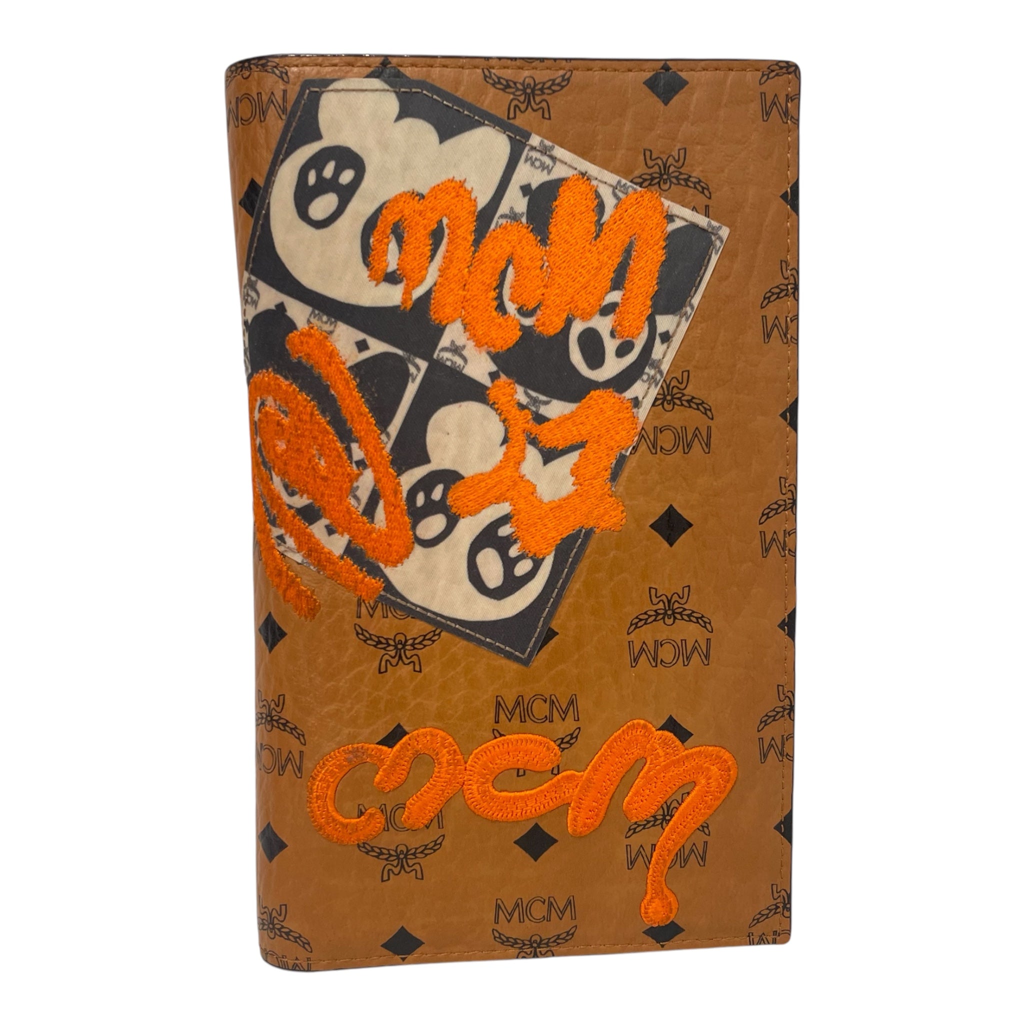 MCM/Long Wallet/Monogram/Leather/ORN/ORANGESAMBYPEN view 1