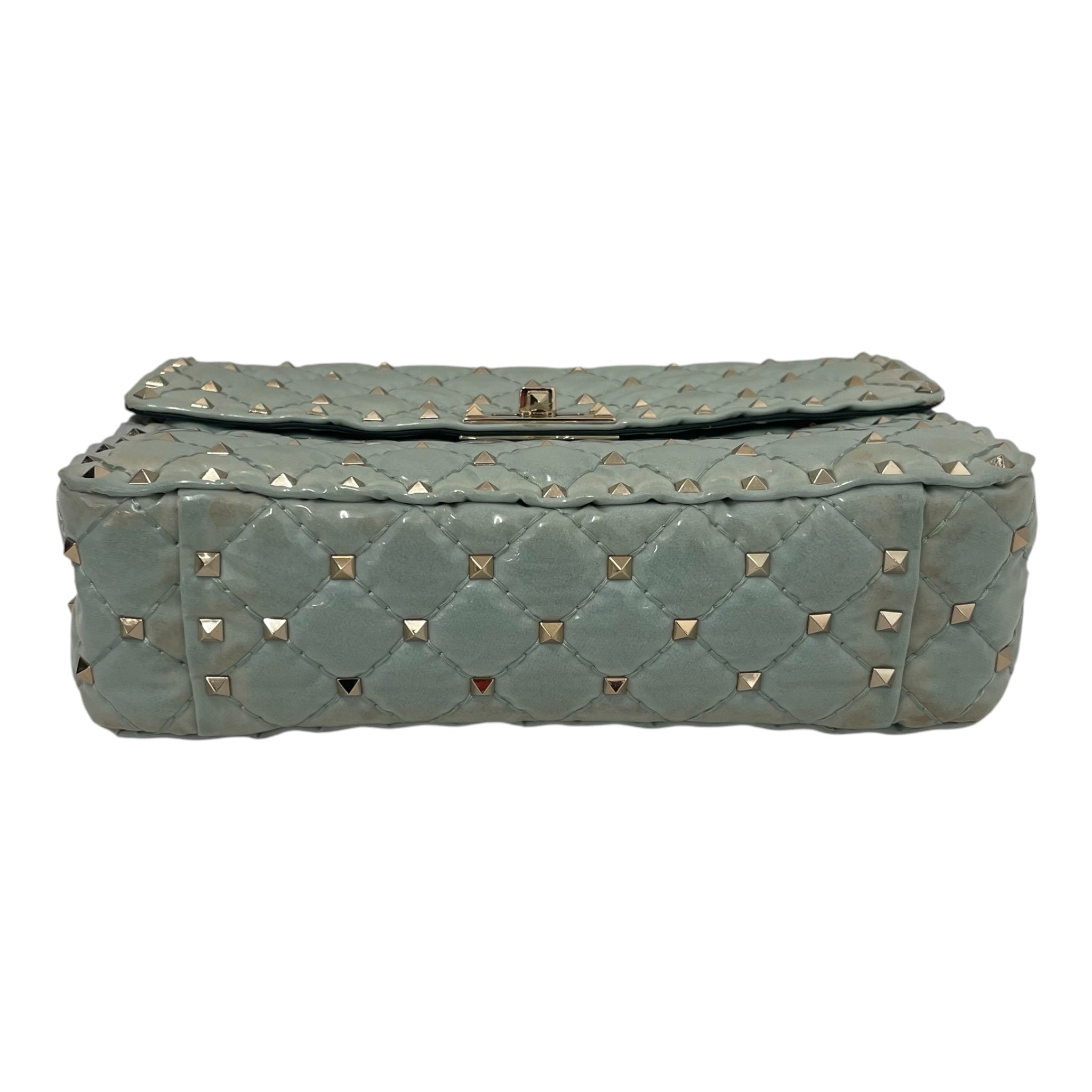 VALENTINO/Cross Body Bag/Iridescent/Faux Leather/GRN/SEAFOAMSTUD view 3