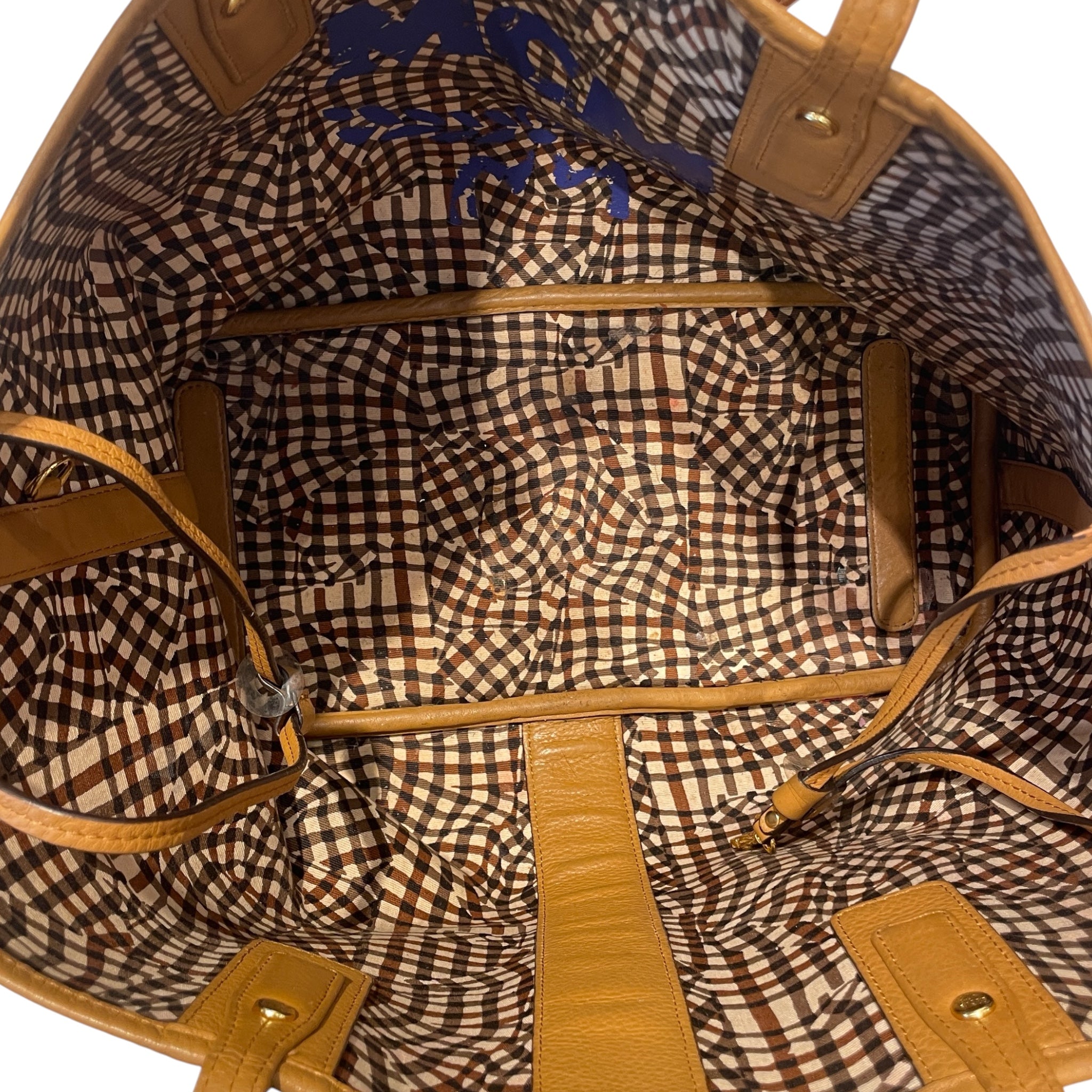 MCM/Tote Bag/Monogram/Leather/ORN/VISETOS TOTE view 4