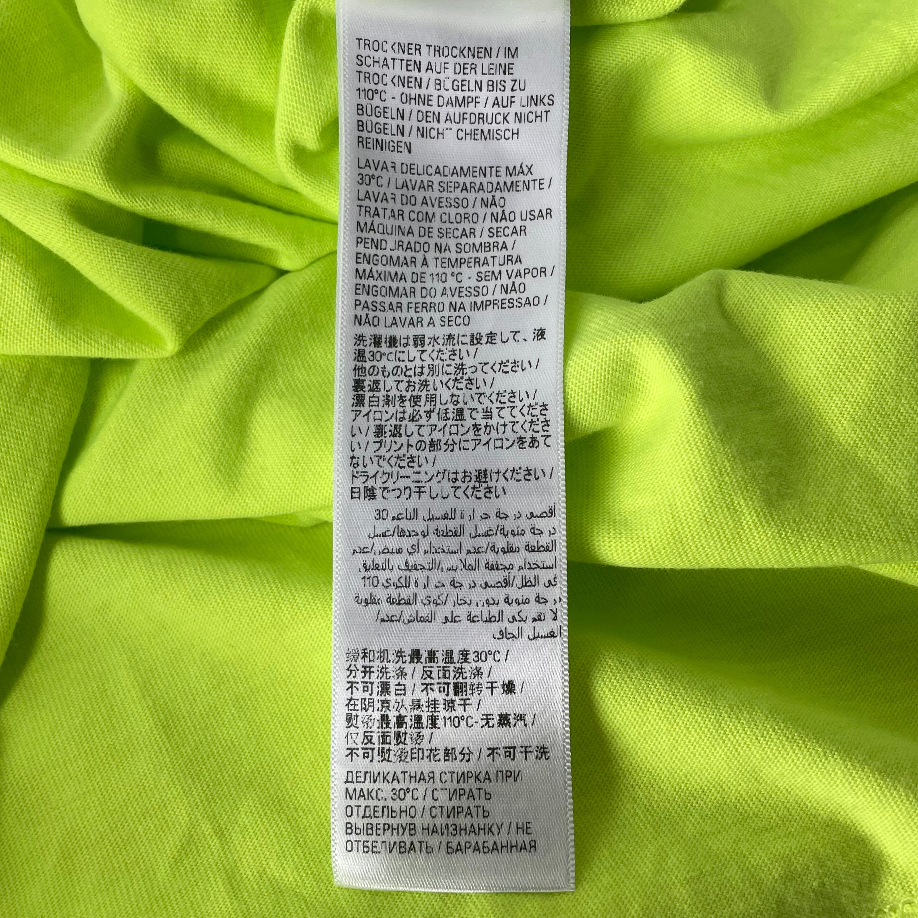 BALENCIAGA/T-Shirt/XXL/Cotton/GRN/CRACKED LOGO TEE view 6