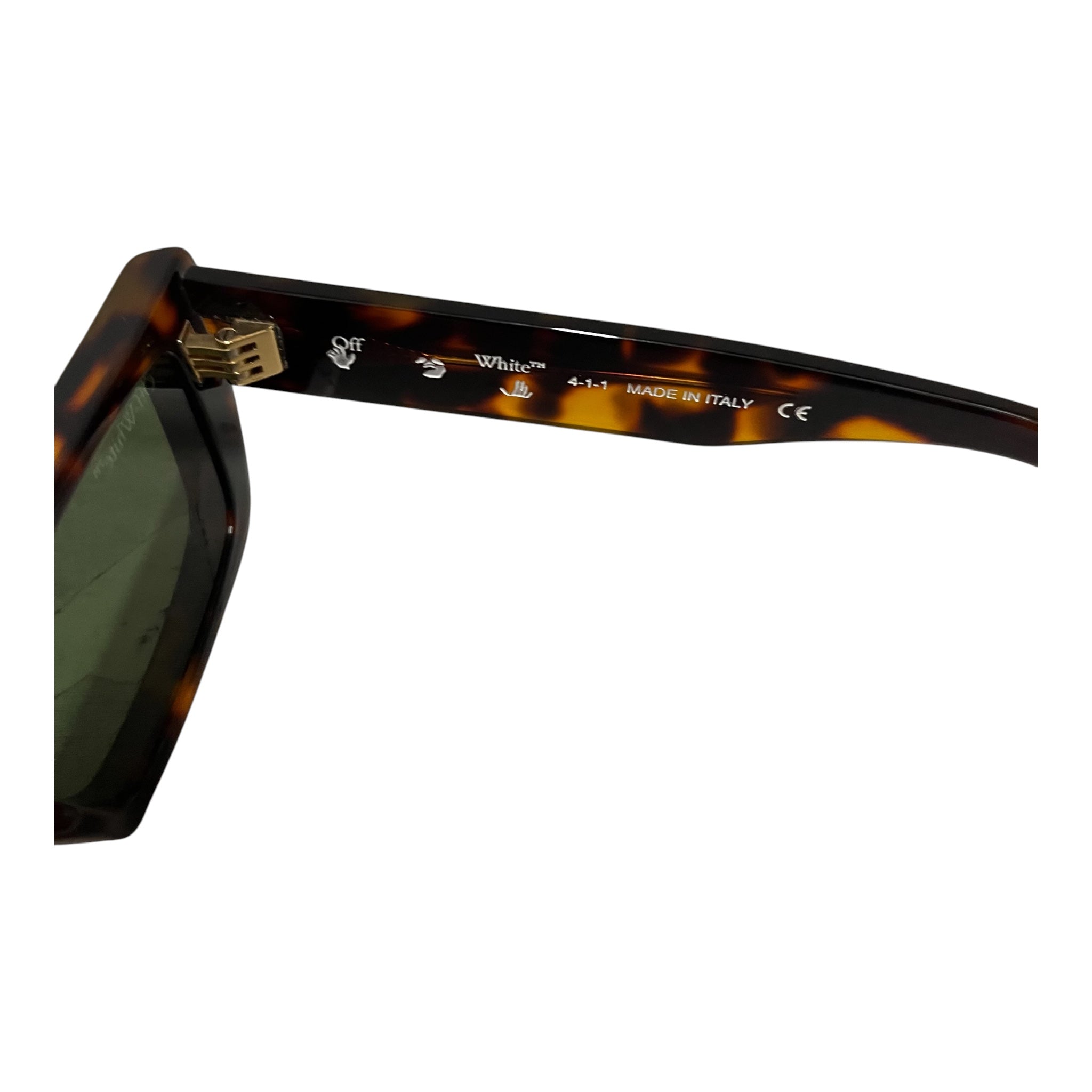 OFF-WHITE/Sunglasses/All Over Print/Tortoiseshell Pattern/BRW/L's/manchester view 4