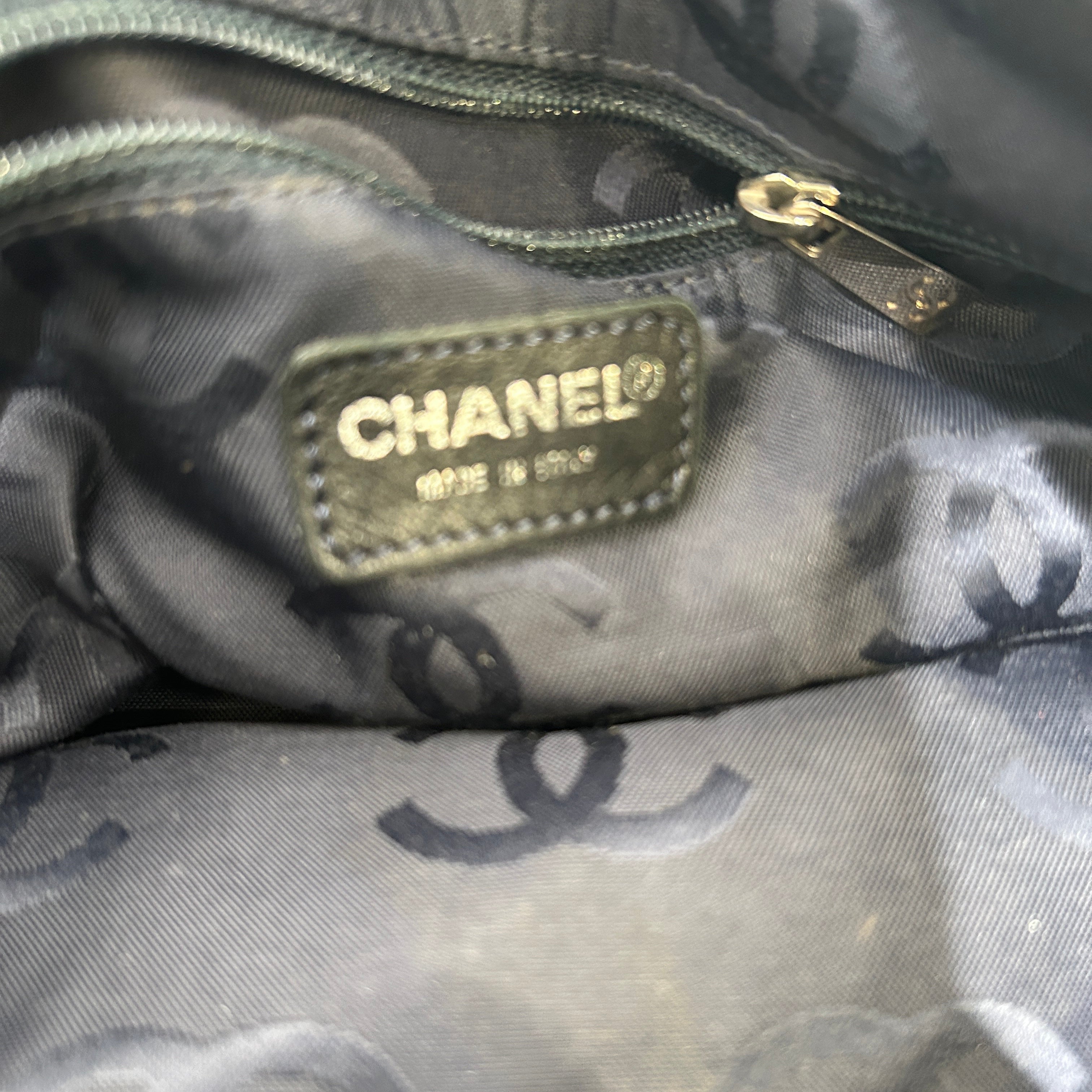 CHANEL/Bag/Monogram/Cotton/BLU/DENIM HOBO SHOULDER BAG view 5