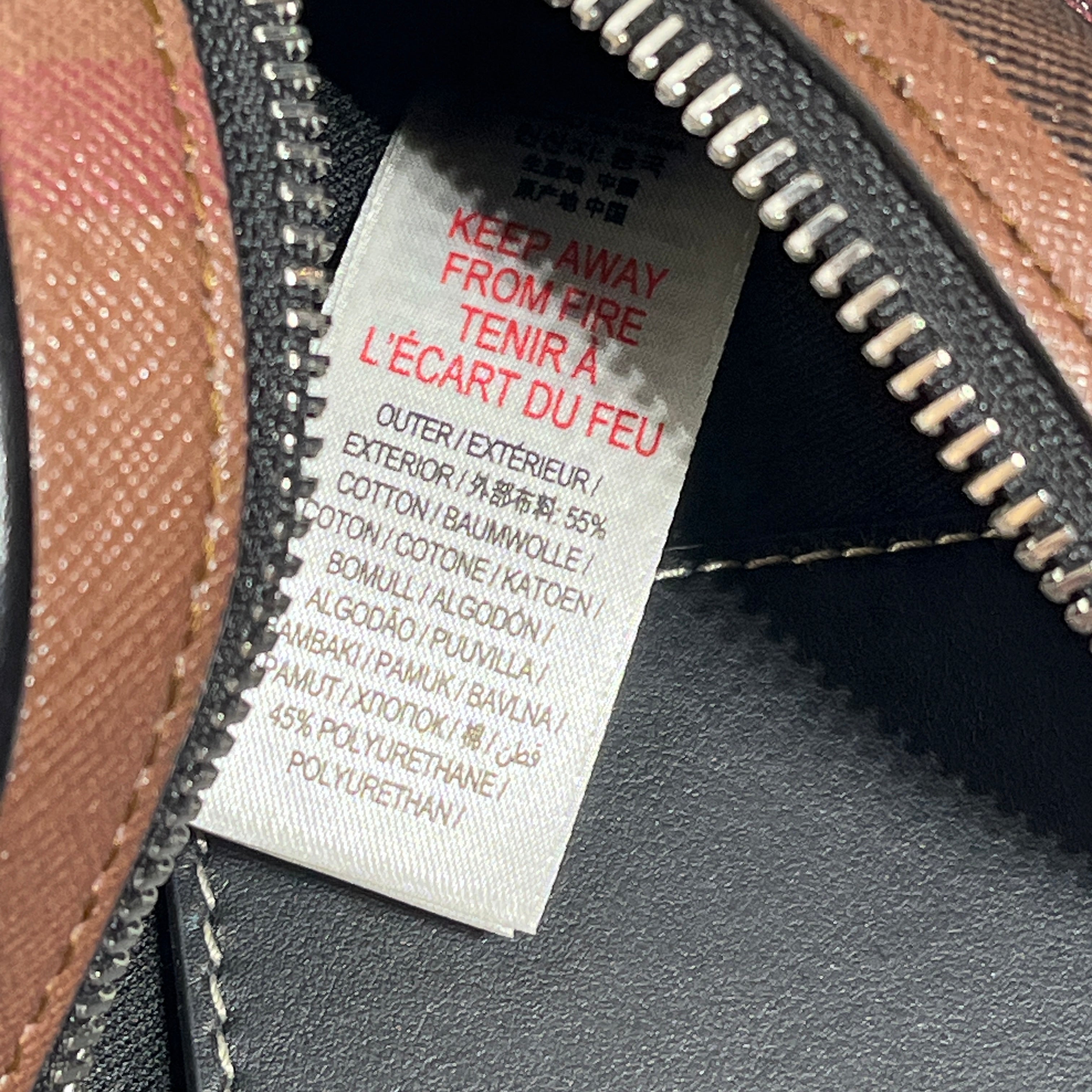 BURBERRY/Fanny Pack/Plaid/BRW/GIANT CHECK CASON FANNY PACK view 6