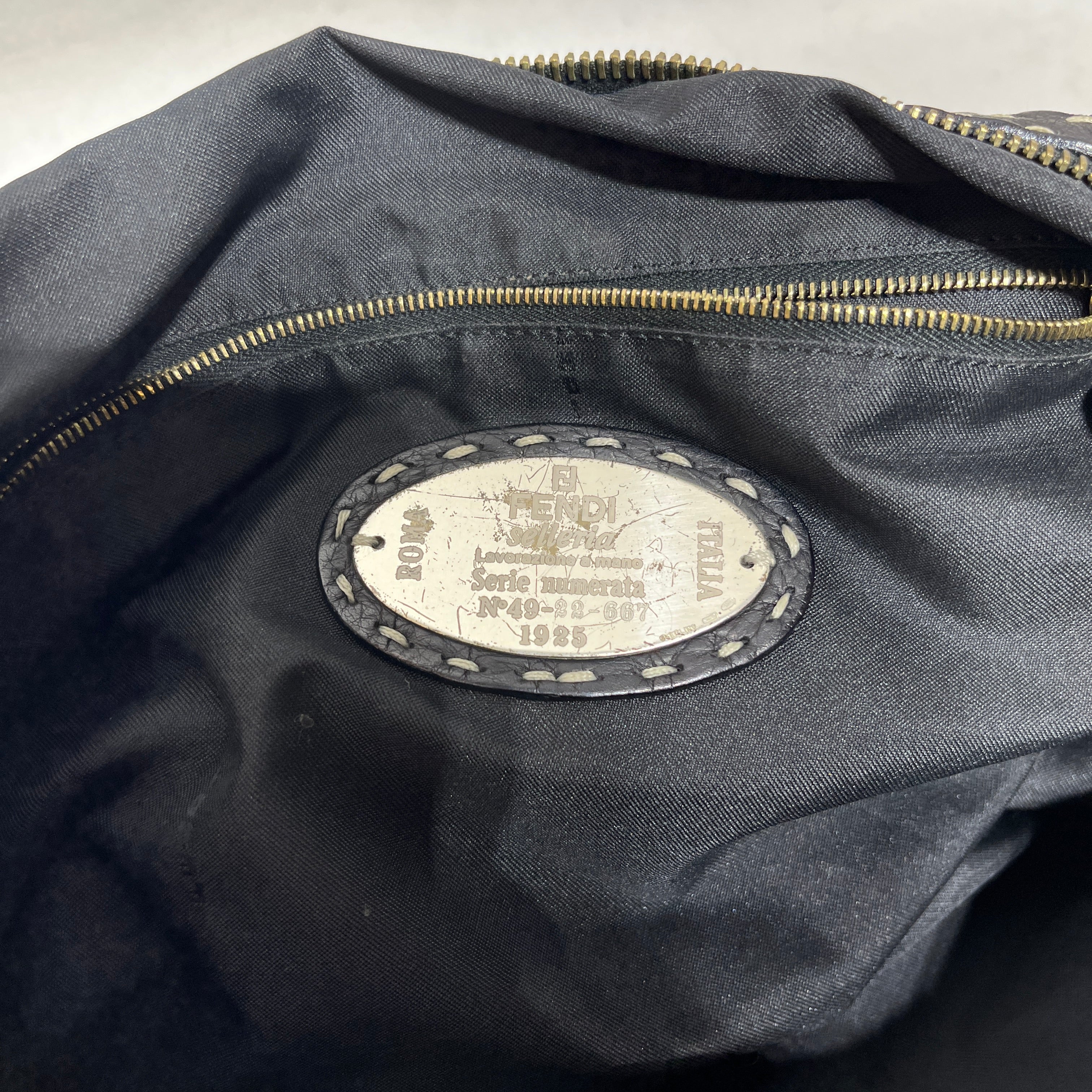 FENDI/Hand Bag/Cotton/CML/CANVAS SELLERIA view 5