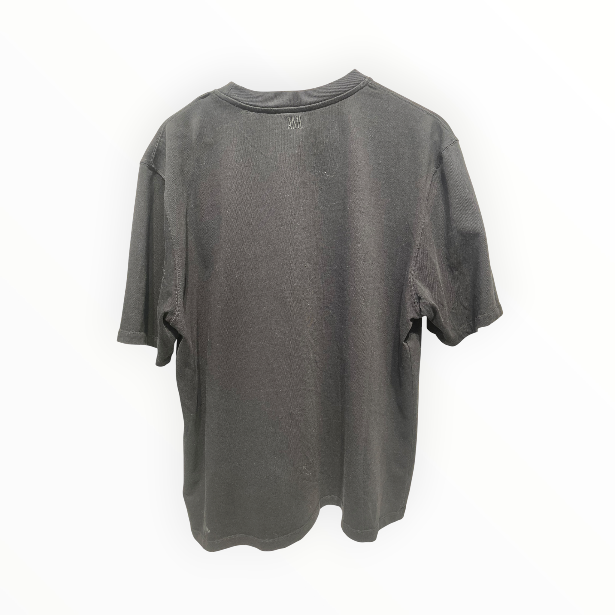 ami alexandre mattiussi/T-Shirt/XL/Cotton/BLK/EMBROIDERD LOGO view 2