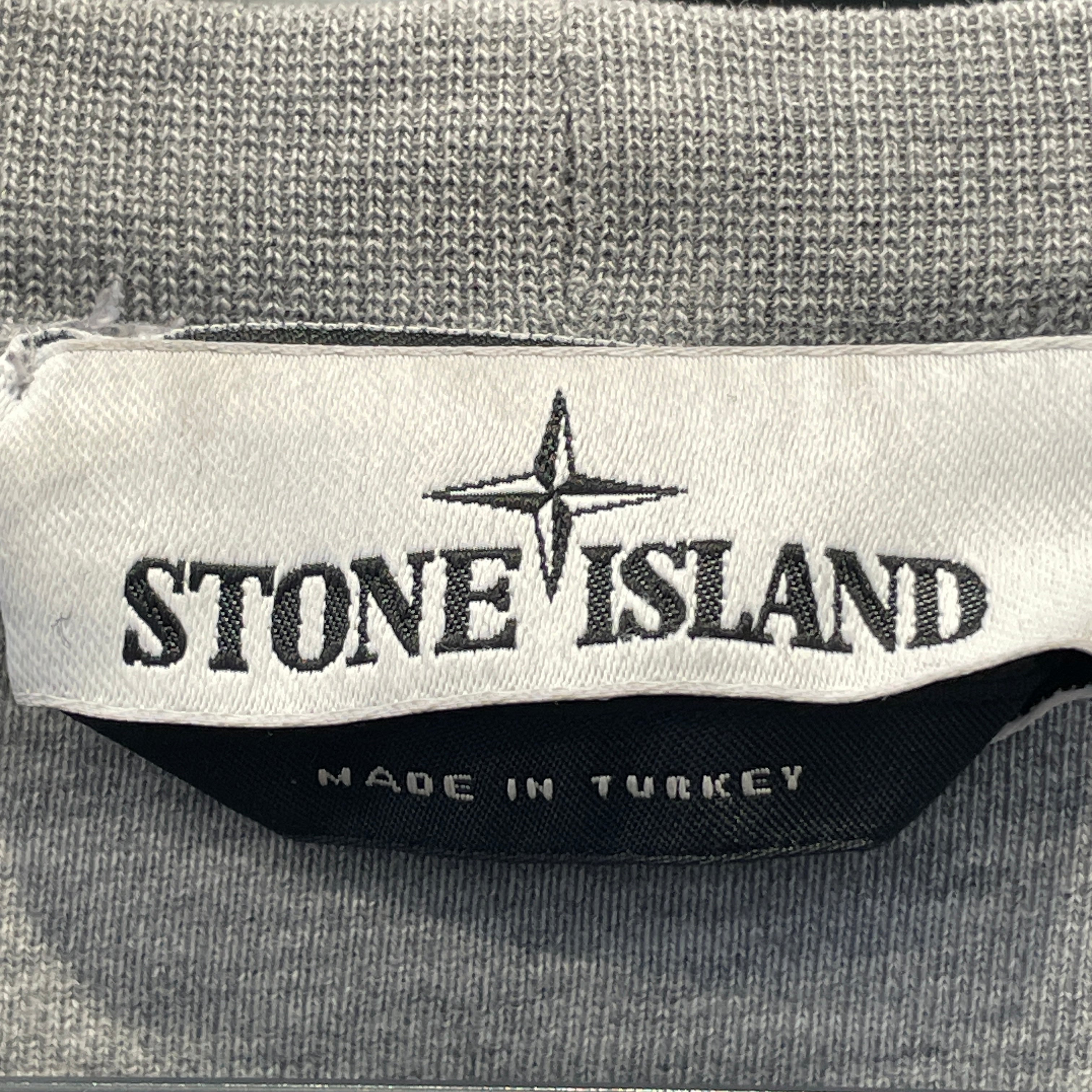 STONE ISLAND/Sweatshirt/L/Cotton/GRY/Crewneck w/ Patch view 3