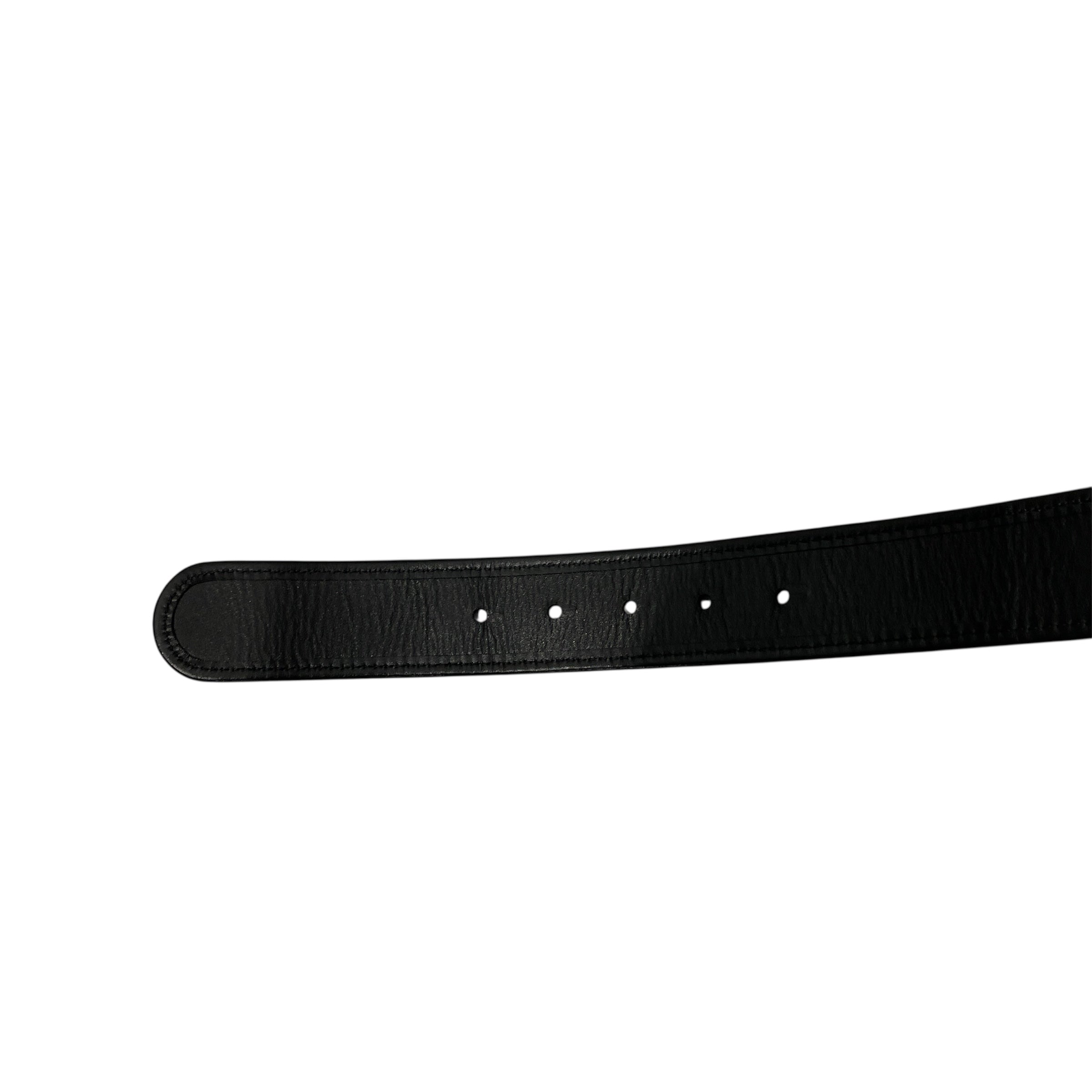 VERSACE/Belt/All Over Print/Leather/BLK/DCU4140 JACQUARD/LEATHER BELT view 3