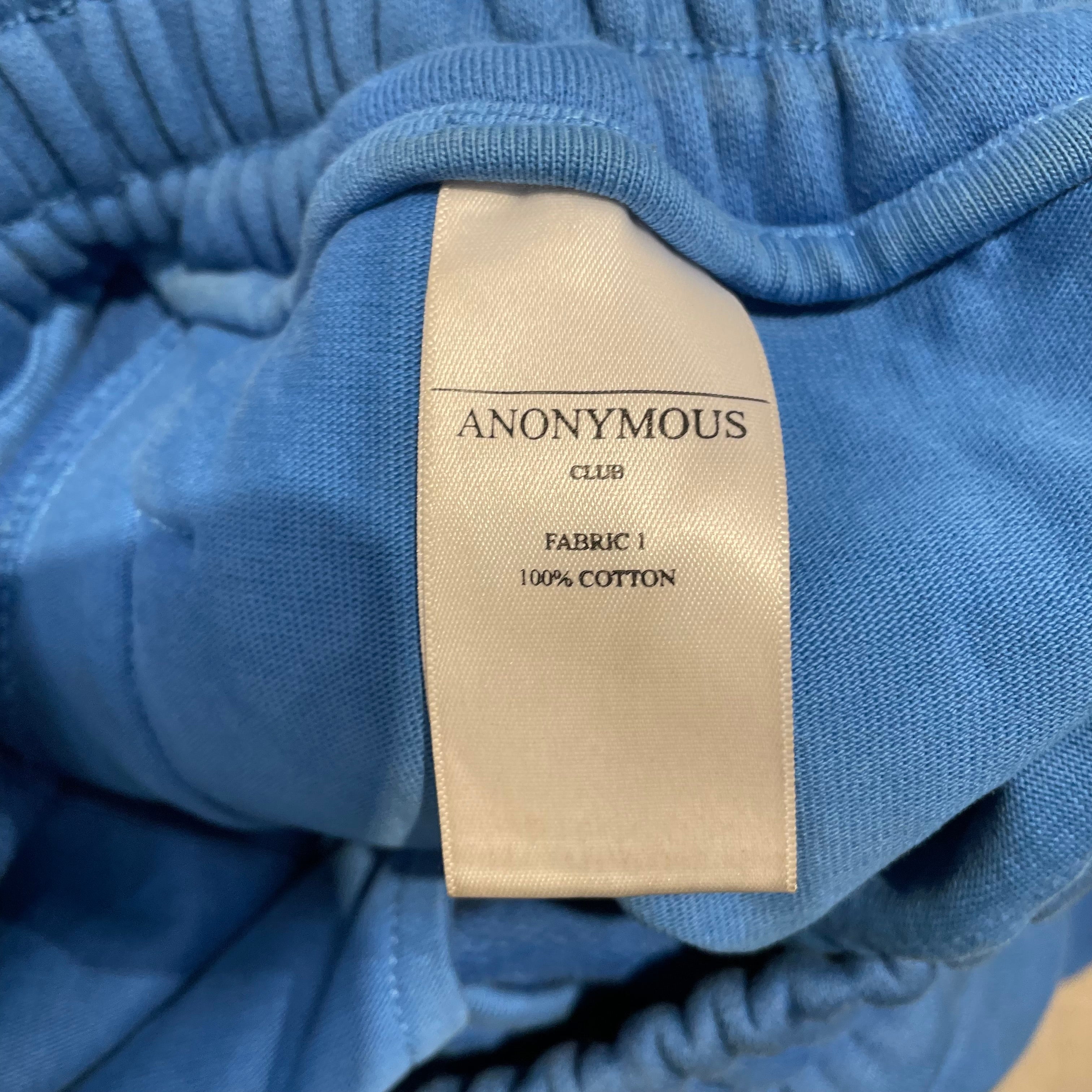 ANONYMOUS CLUB/Pants/26/Cotton/BLU/ANONYMOUS CLUB BAGGY SWEATS view 4