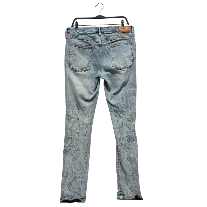 PURPLE BRAND/Skinny Pants/36/Denim/BLU/pink thread jeans